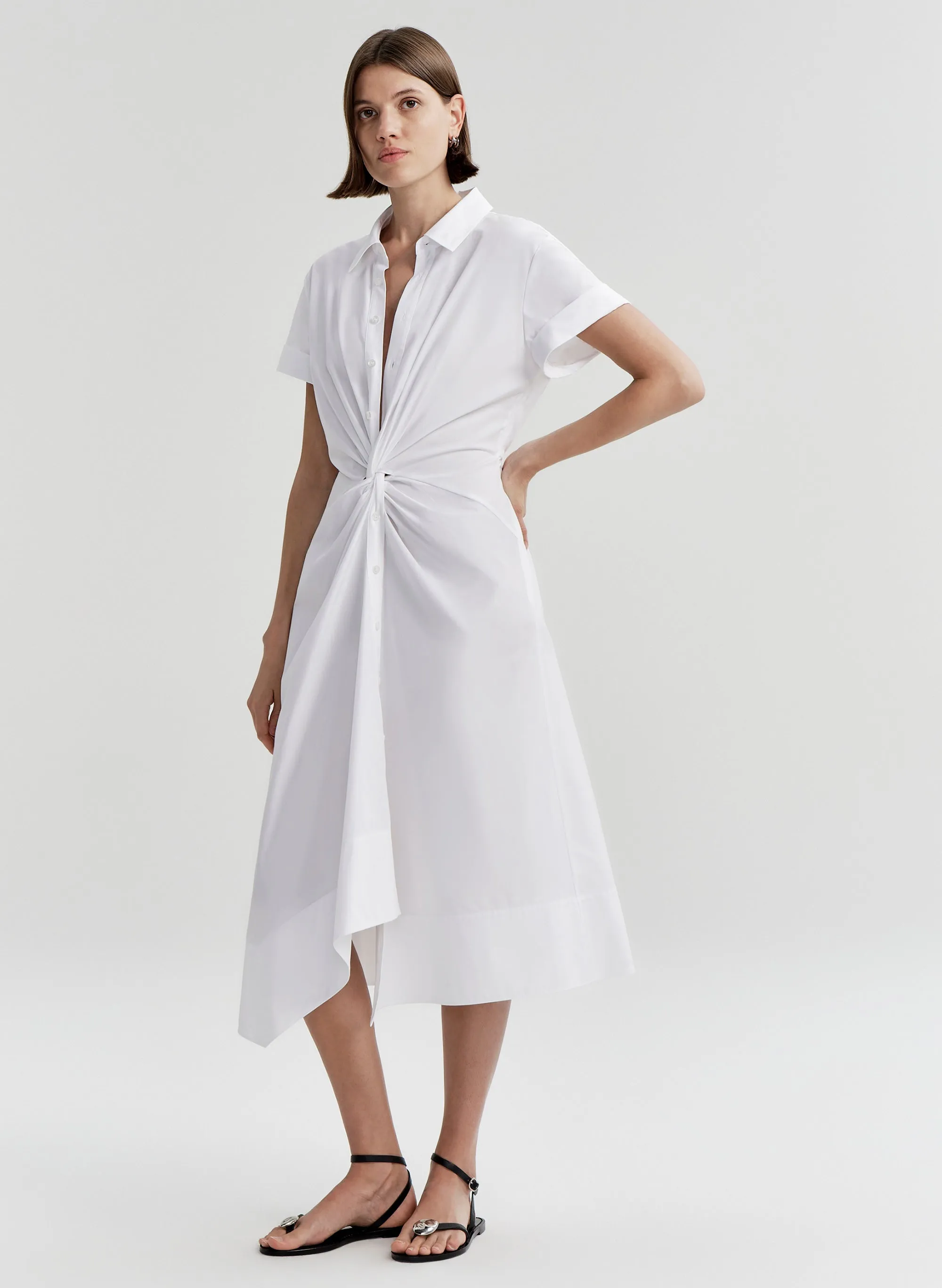 Ana Cotton Midi Shirtdress sold by A.L.C. product image thumbnail 4