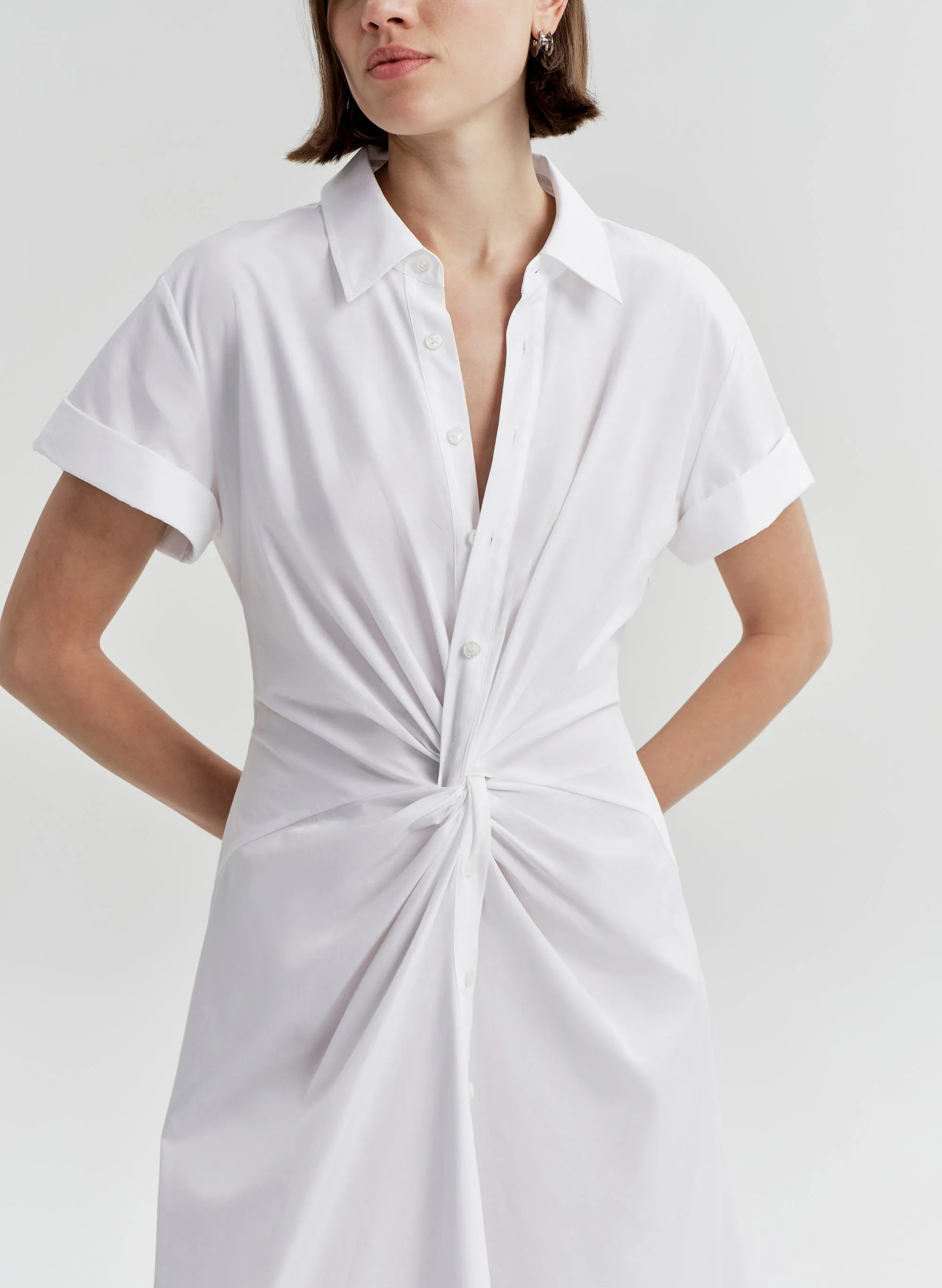 Ana Cotton Midi Shirtdress sold by A.L.C. product image thumbnail 2