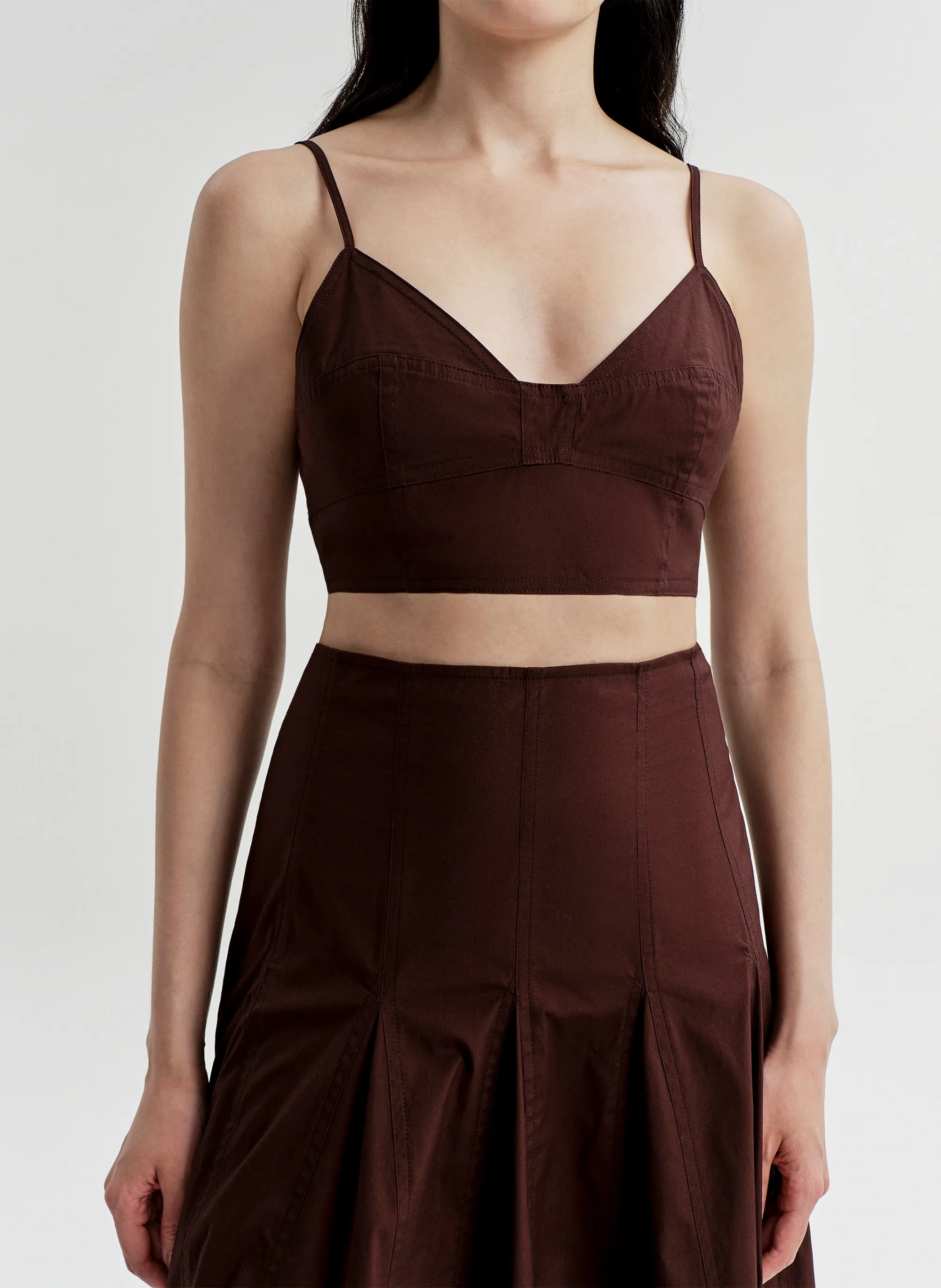 Joan Stretch Cotton Bra Top sold by A.L.C. product image thumbnail 2