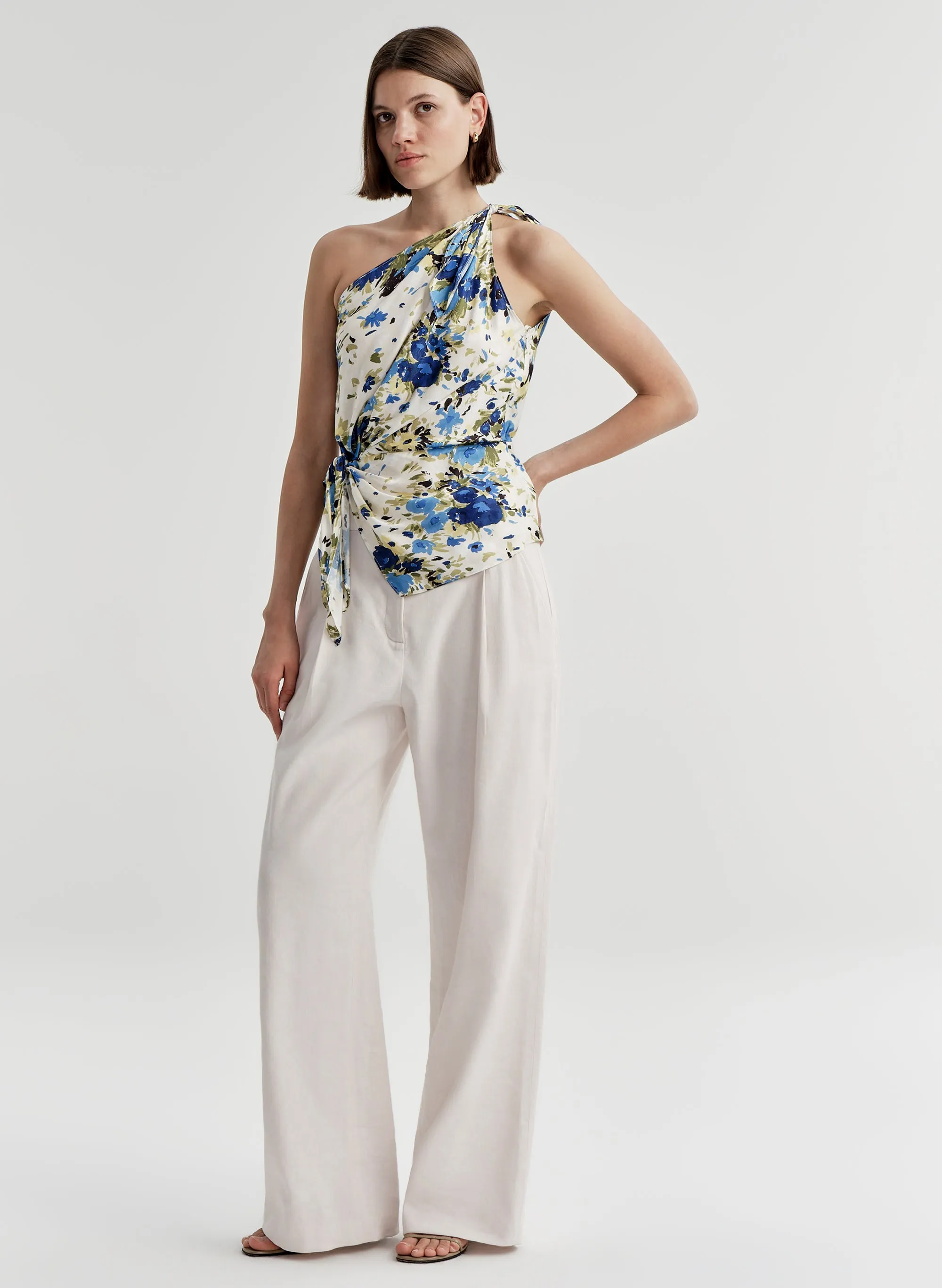 Elliana Floral One Shoulder Top sold by A.L.C. product image thumbnail 5