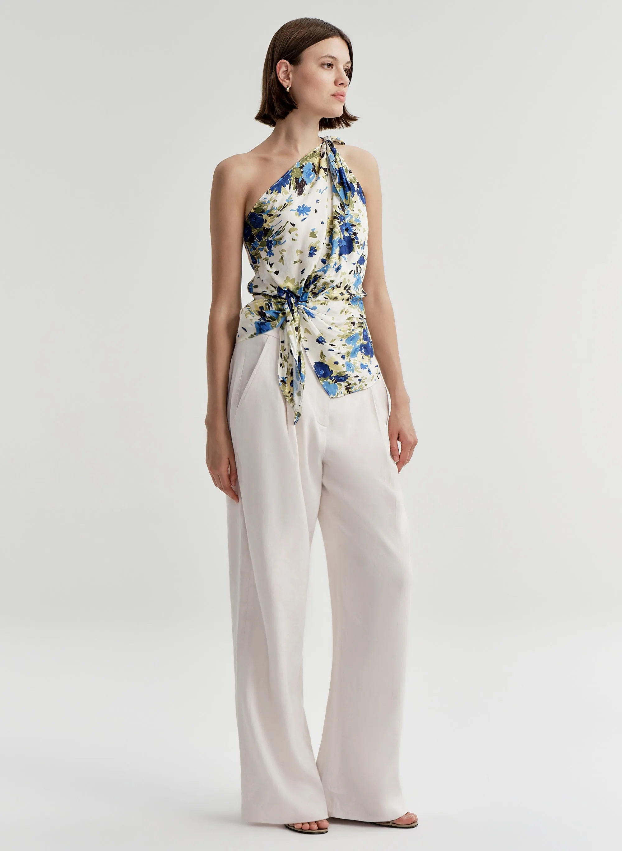 Elliana Floral One Shoulder Top sold by A.L.C. product image thumbnail 4