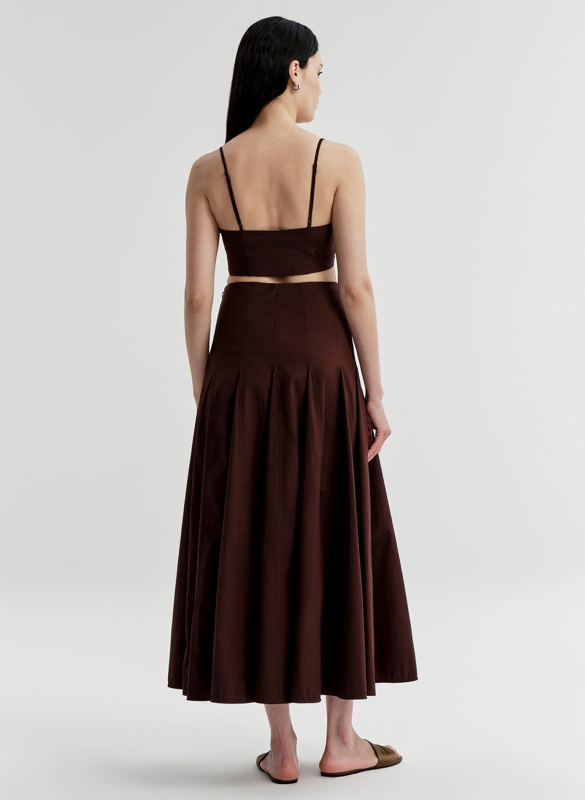 Tali Stretch Cotton Midi Skirt sold by A.L.C. product image thumbnail 5