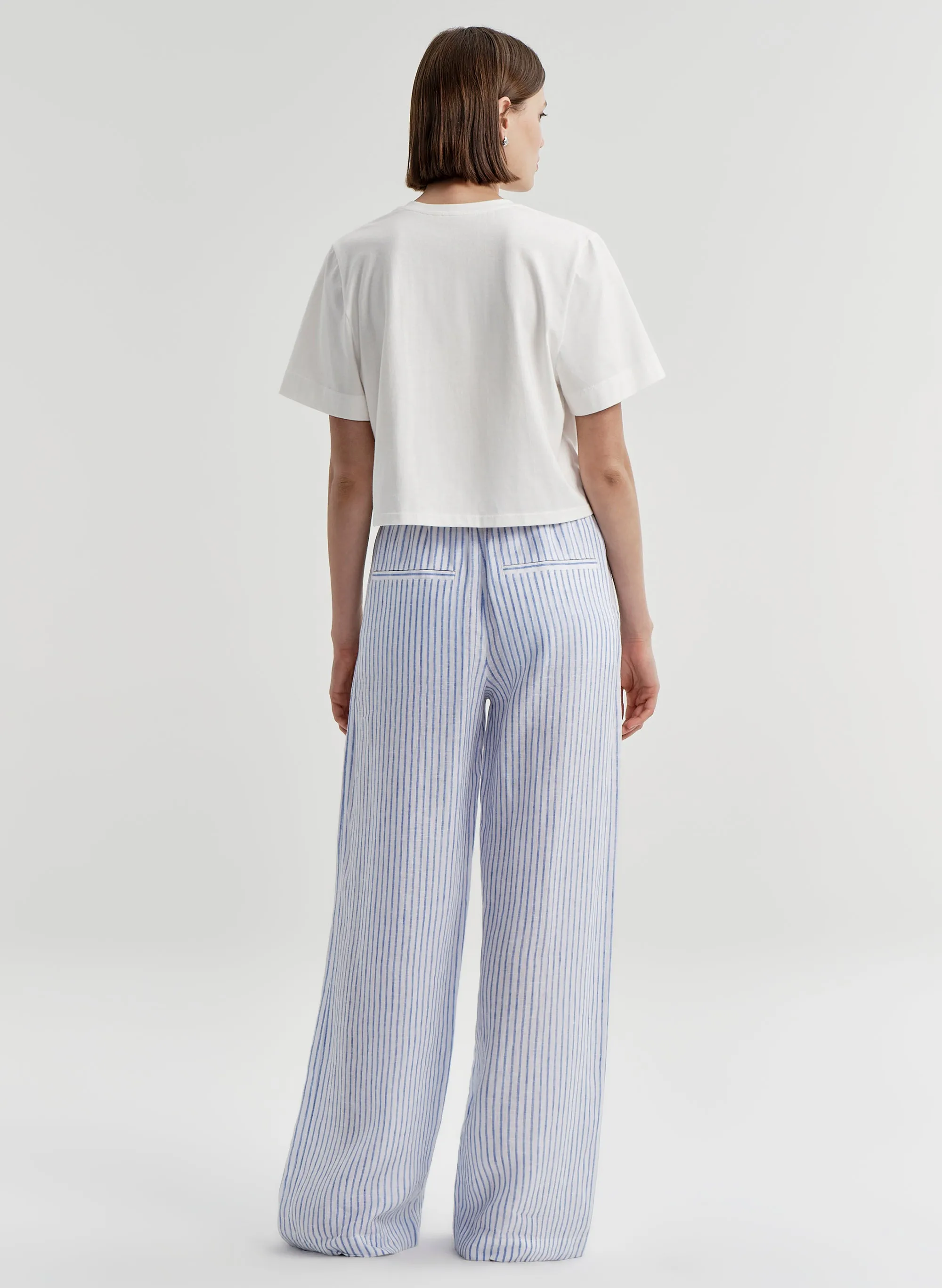 Tyler Striped Linen Pant sold by A.L.C. product image thumbnail 5
