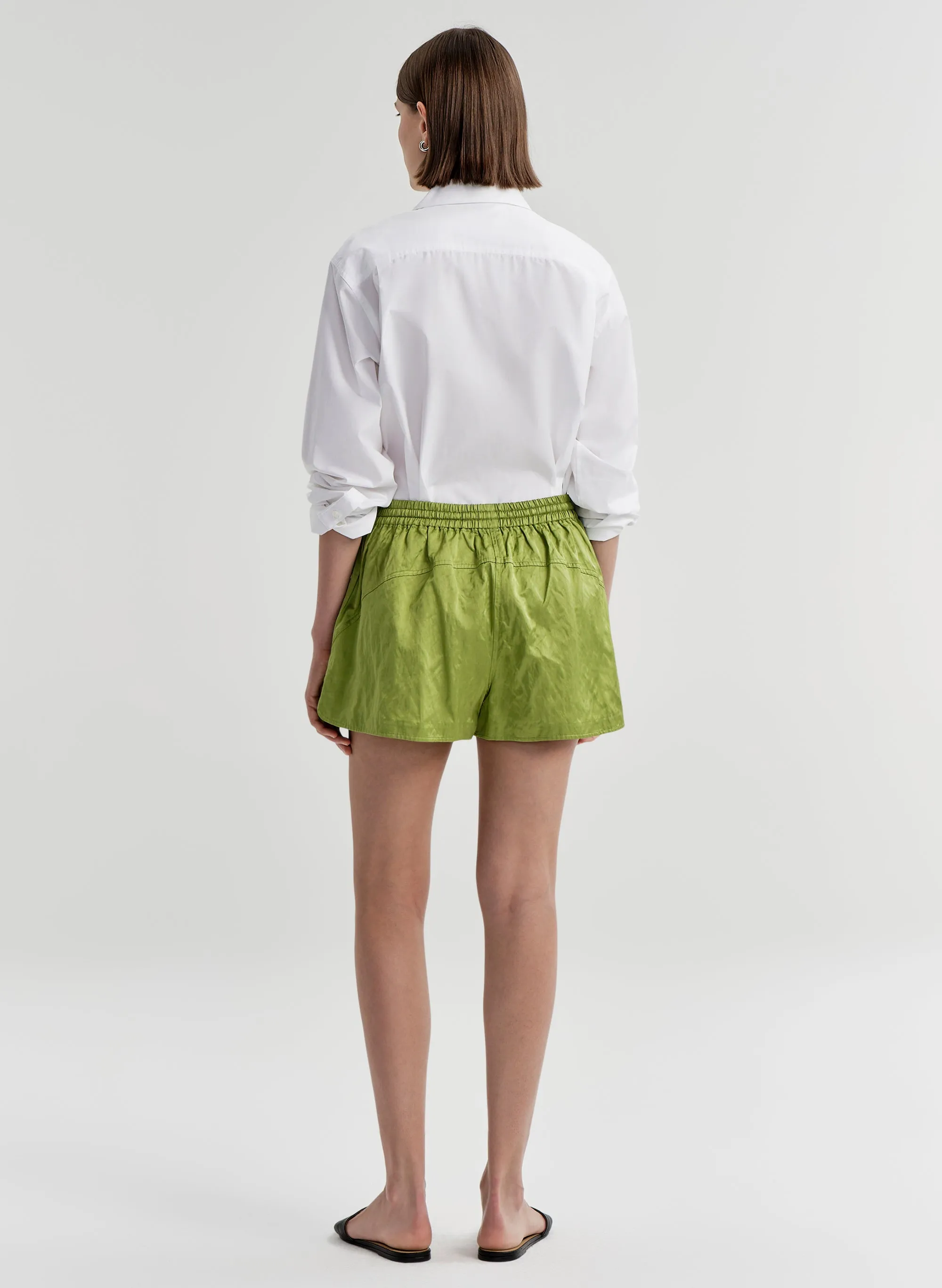 Camden Satin Drawstring Short sold by A.L.C. product image thumbnail 5