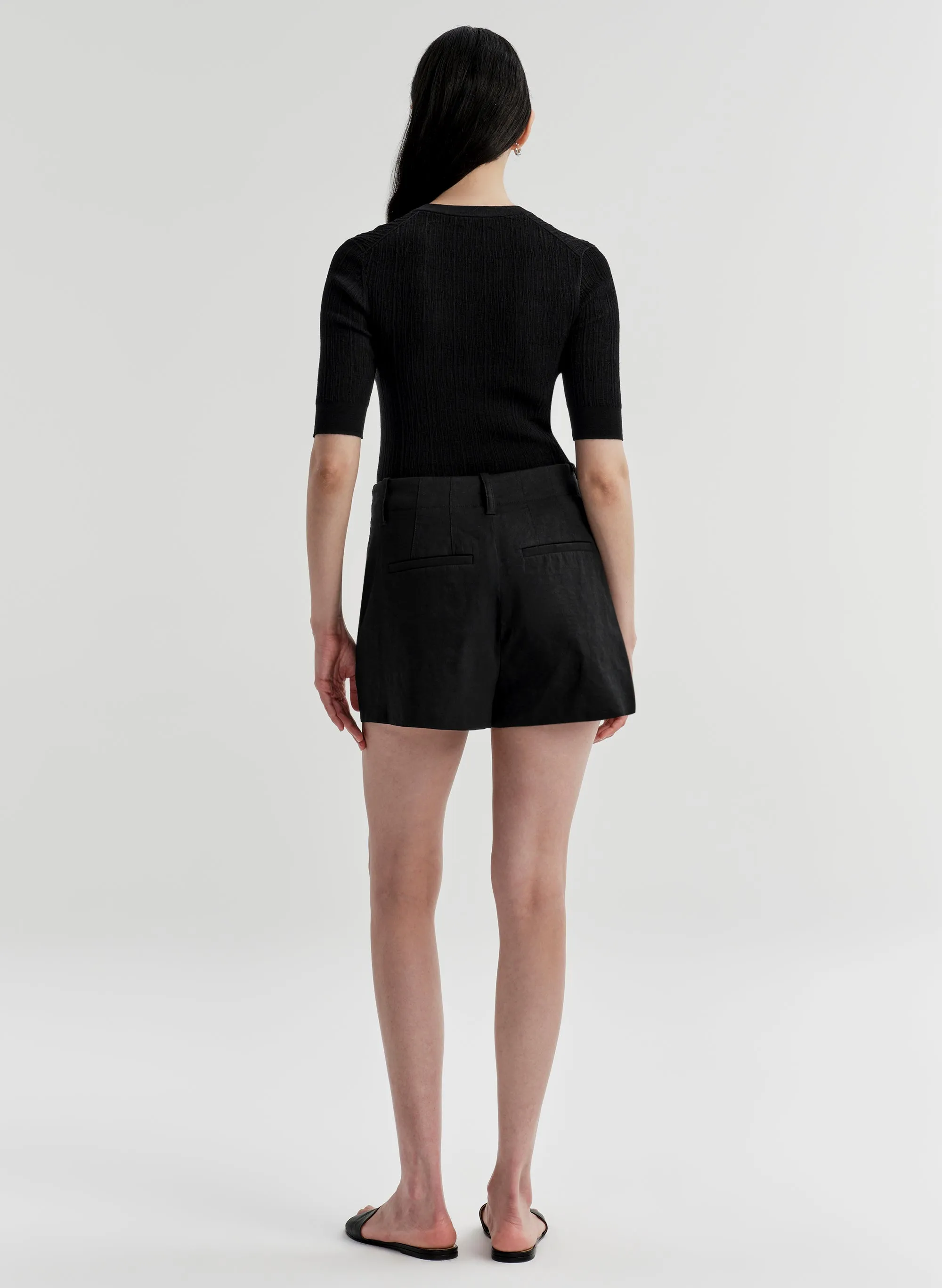 Liam Linen Short sold by A.L.C. product image thumbnail 5