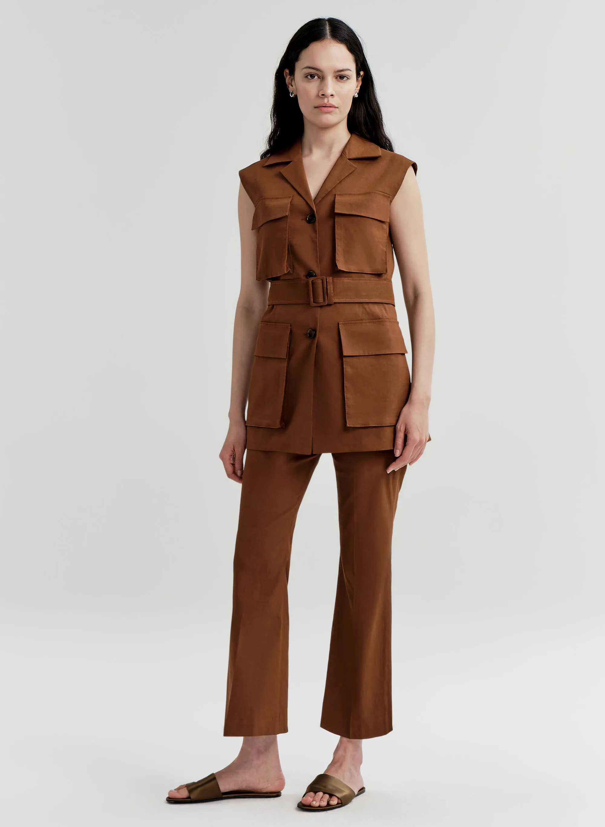 Cameron Linen Vest sold by A.L.C. product image thumbnail 5
