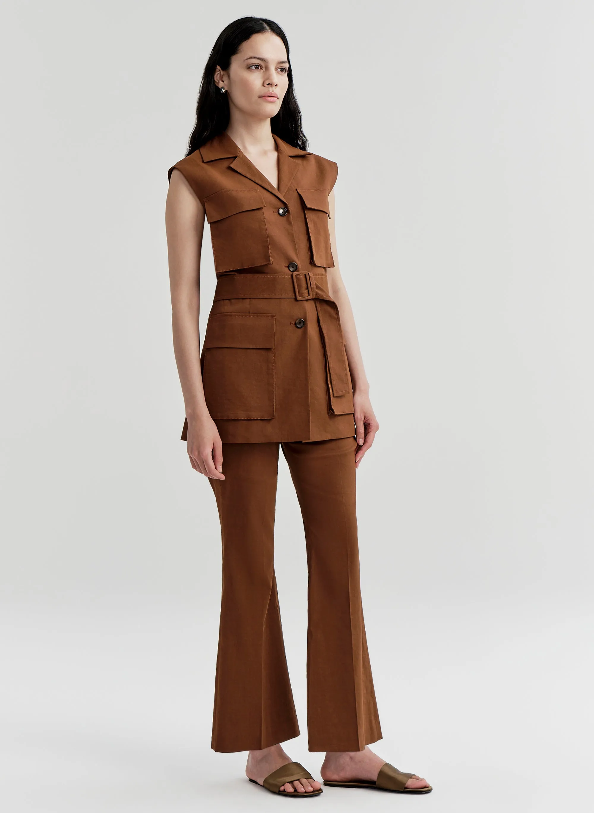 Cameron Linen Vest sold by A.L.C. product image thumbnail 4