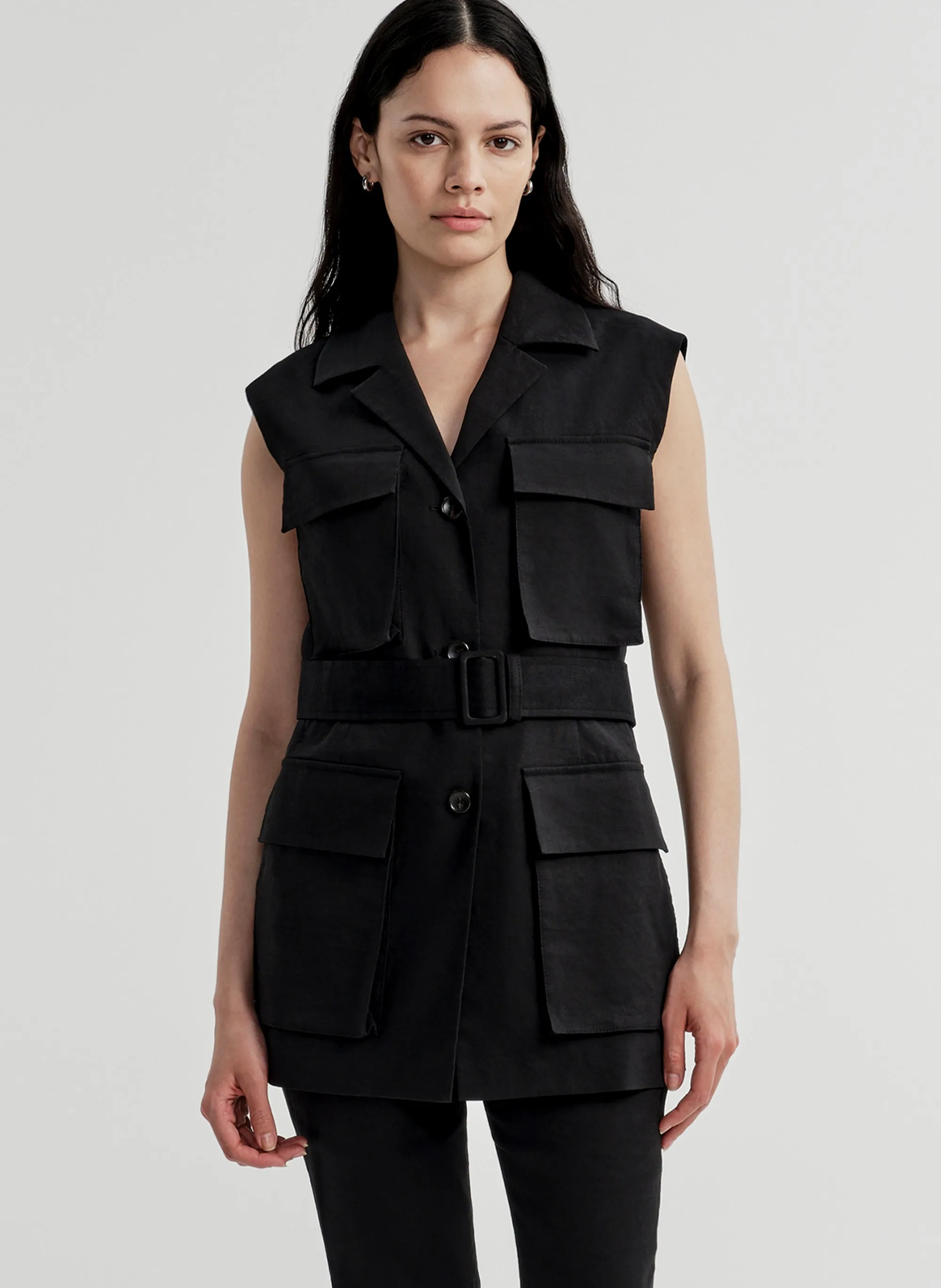 Cameron Linen Vest sold by A.L.C. product image thumbnail 2