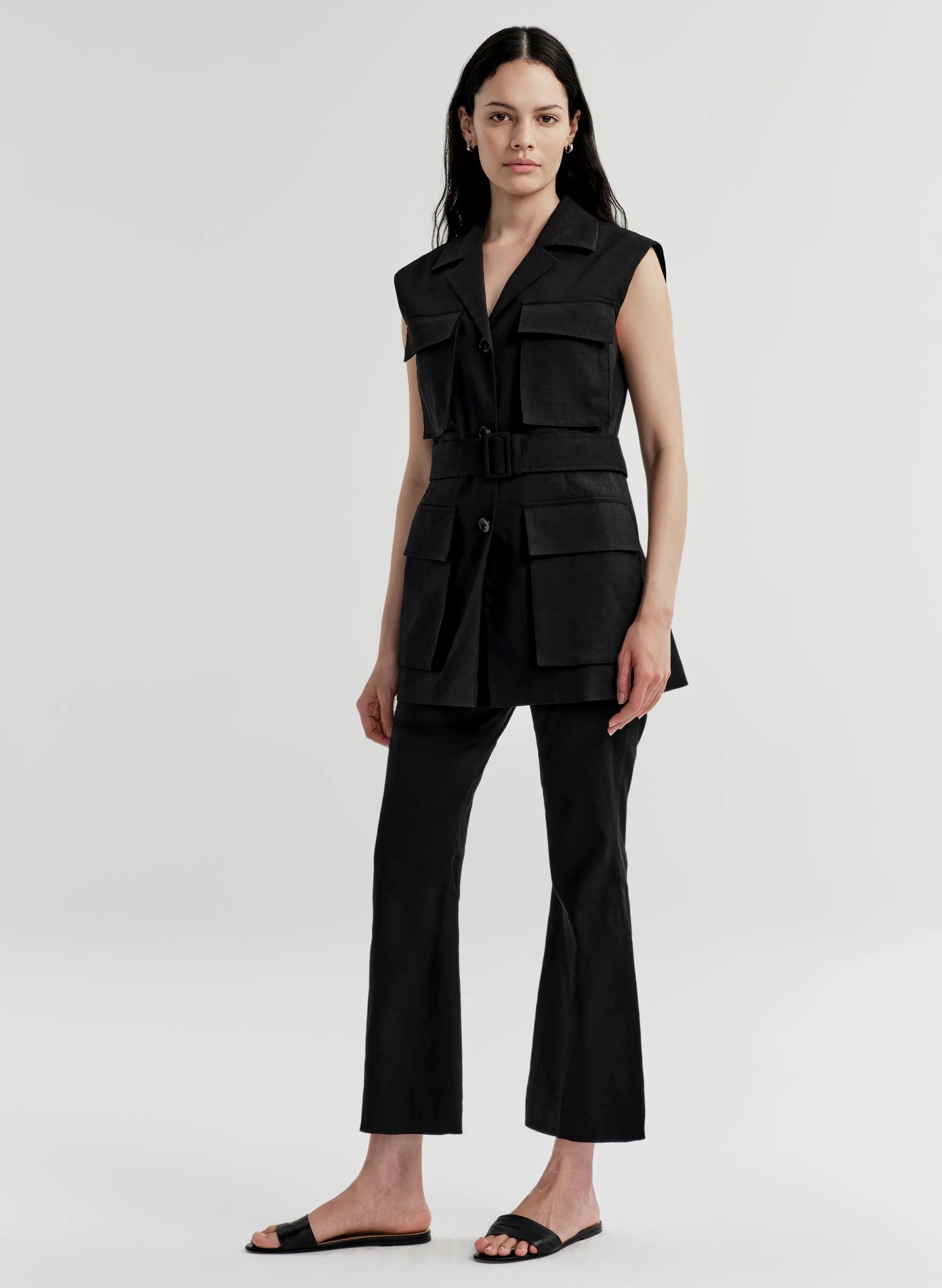 Cameron Linen Vest sold by A.L.C. product image thumbnail 5