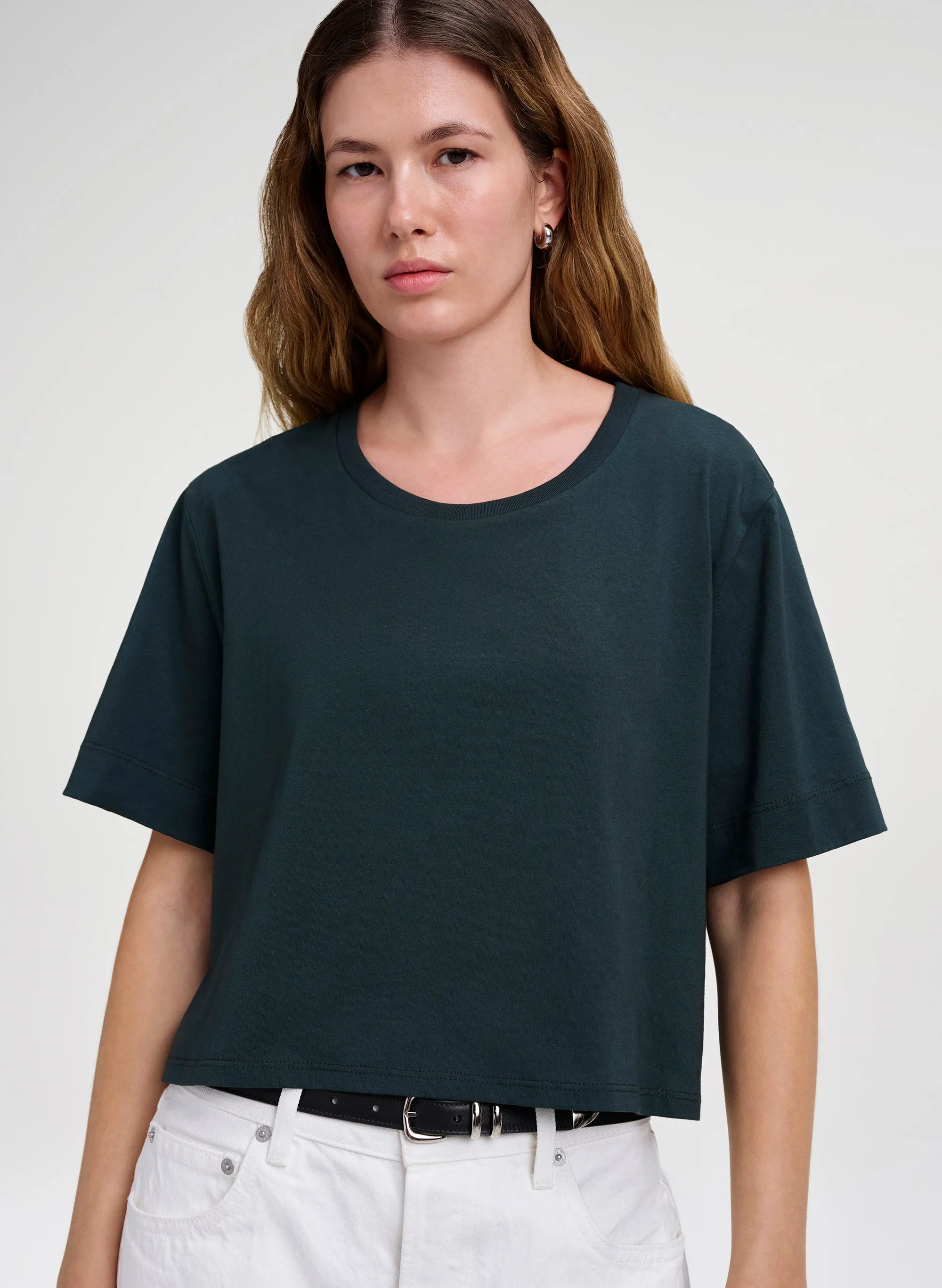 Kali Relaxed Crop Tee sold by A.L.C. product image thumbnail 2