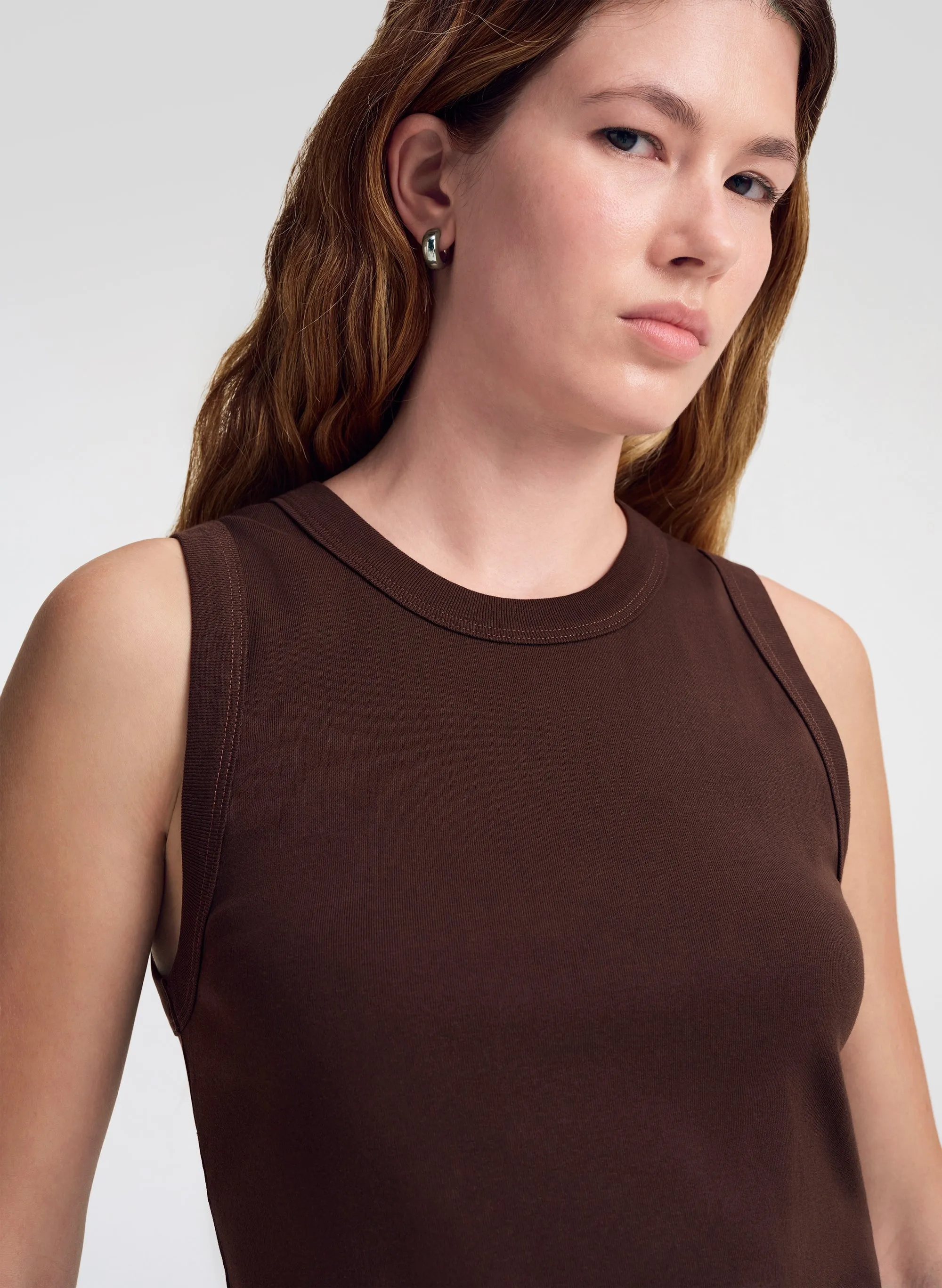 Hadley Cotton Rib Tank sold by A.L.C. product image thumbnail 2