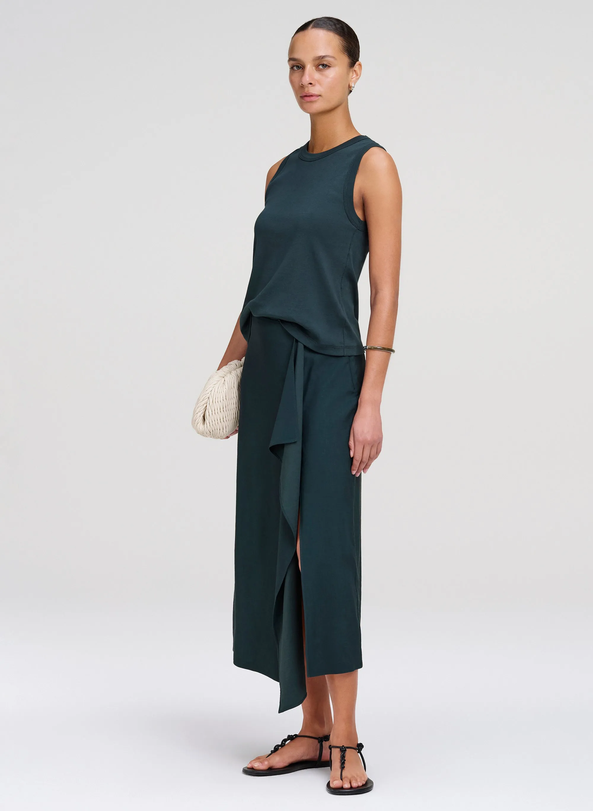 Hadley Cotton Rib Tank sold by A.L.C. product image thumbnail 3