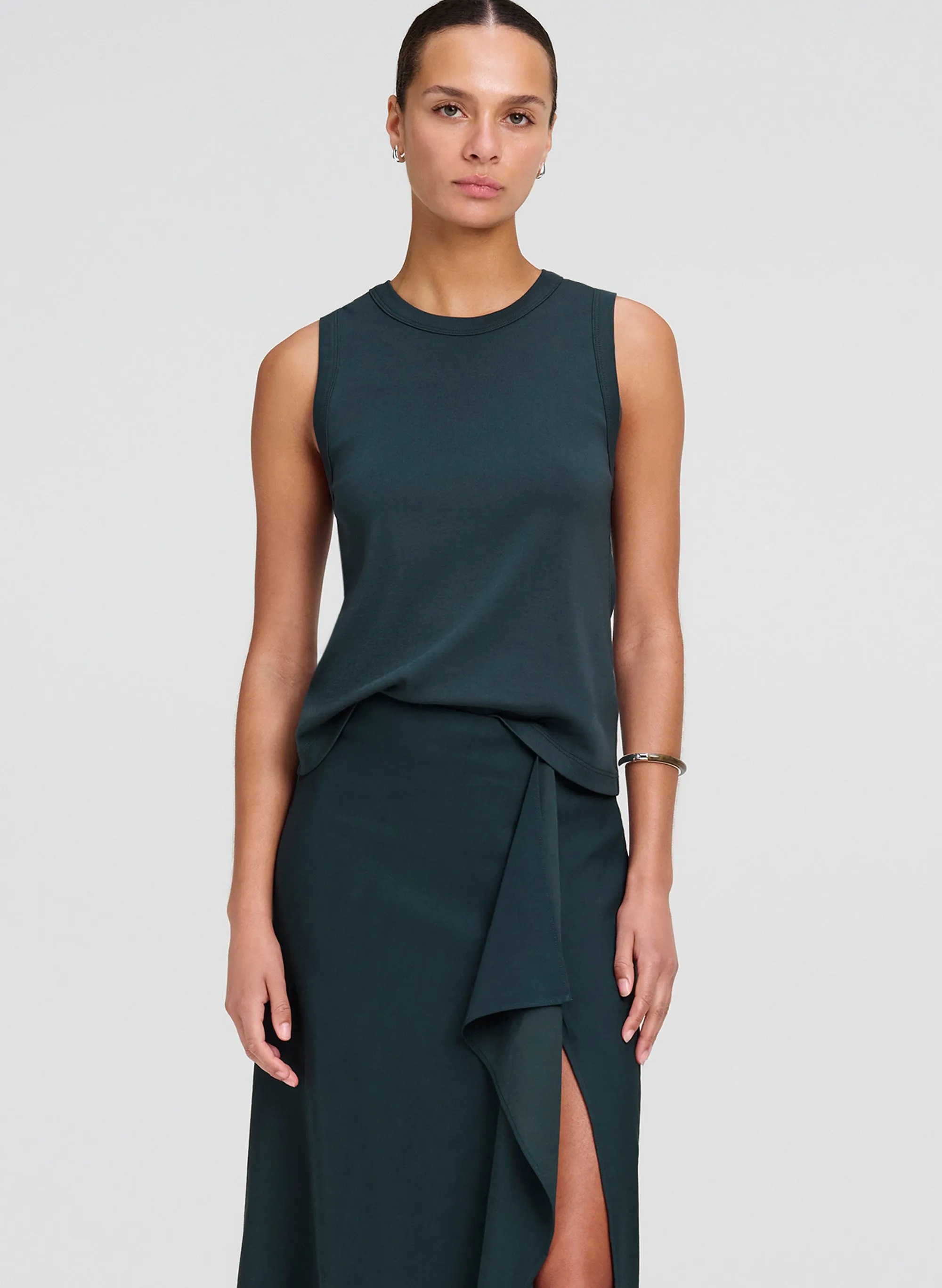 Hadley Cotton Rib Tank sold by A.L.C.