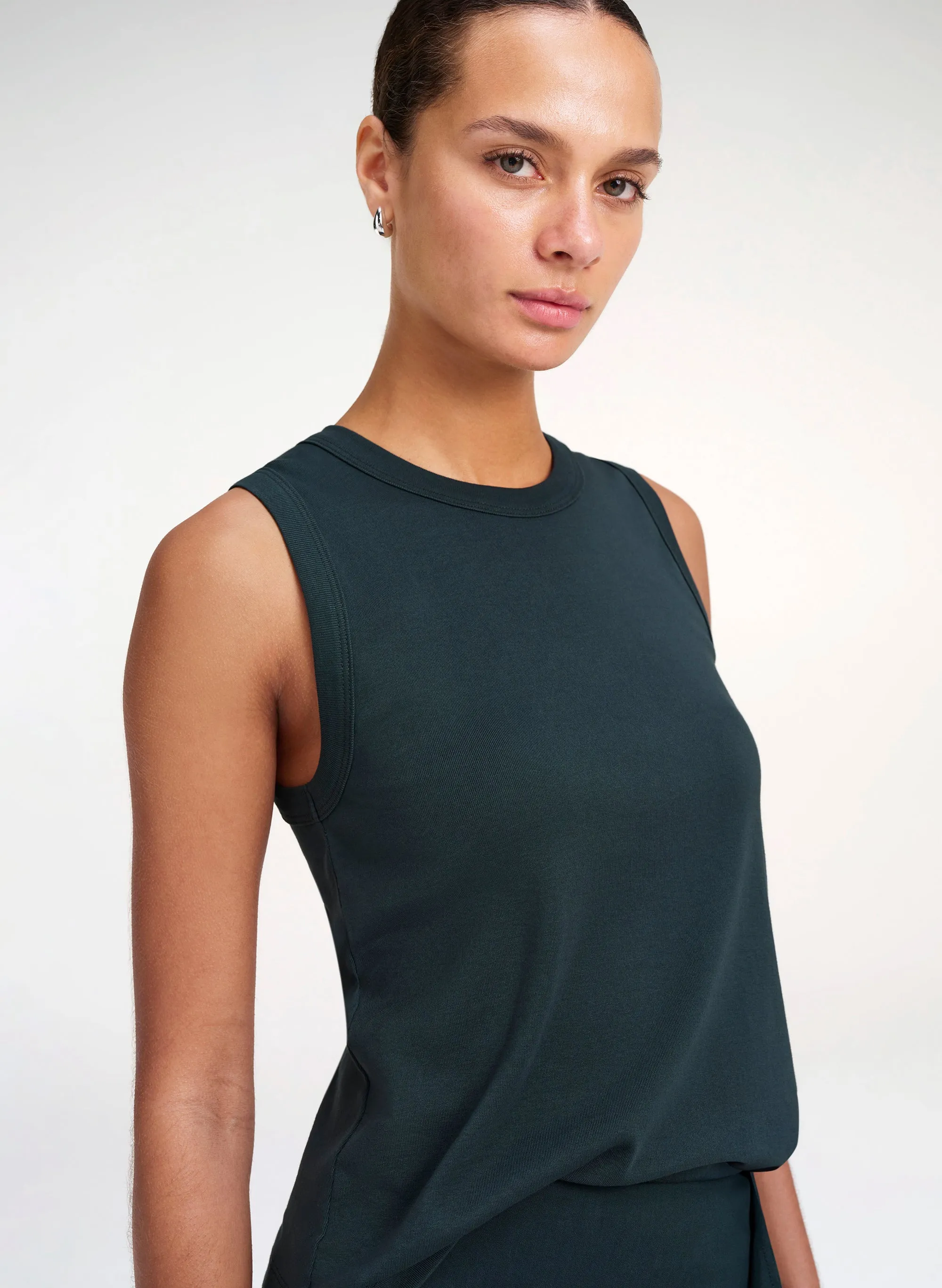 Hadley Cotton Rib Tank sold by A.L.C. product image thumbnail 2