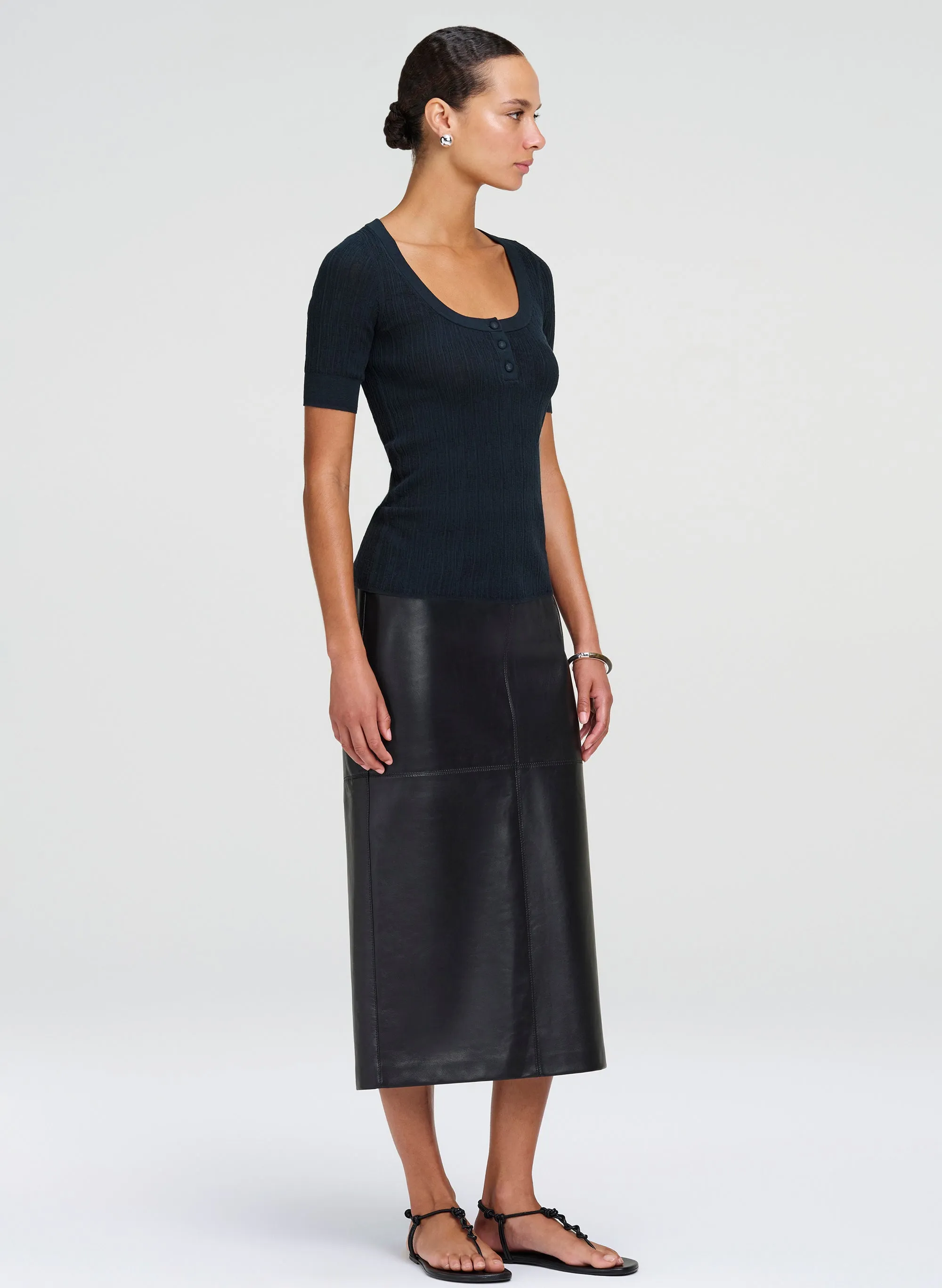 Alette Fine Cotton Knit Top sold by A.L.C. product image thumbnail 3