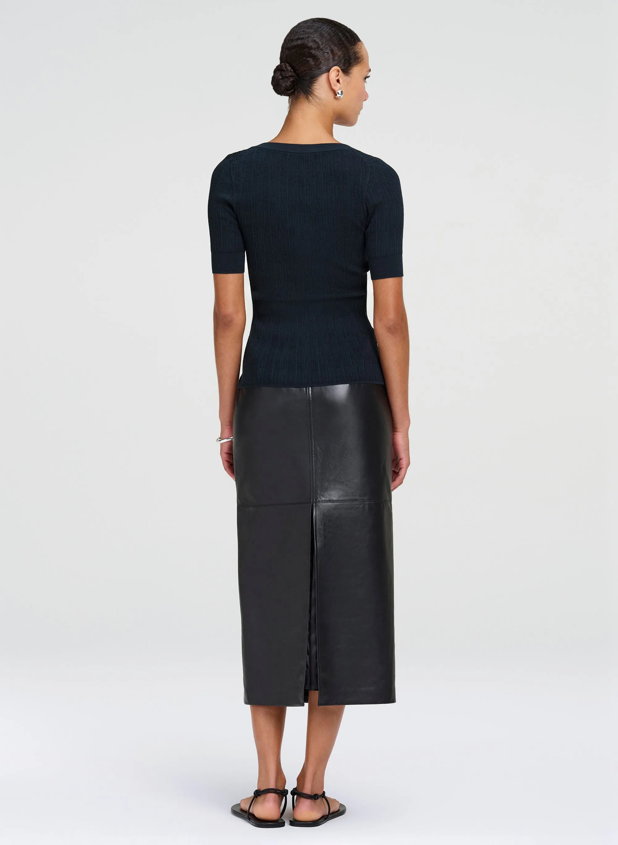 Alette Fine Cotton Knit Top sold by A.L.C. product image thumbnail 4