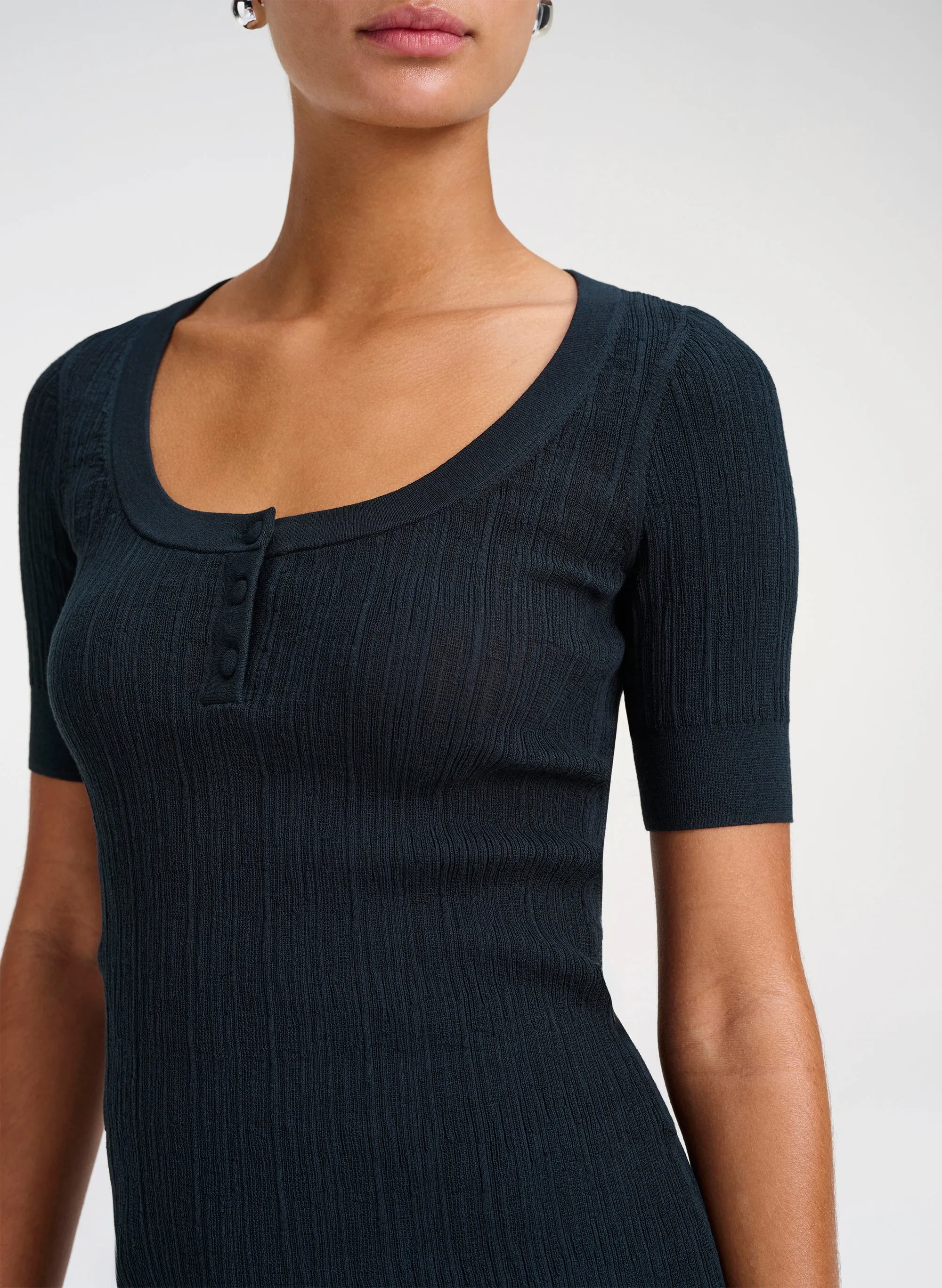 Alette Fine Cotton Knit Top sold by A.L.C. product image thumbnail 2