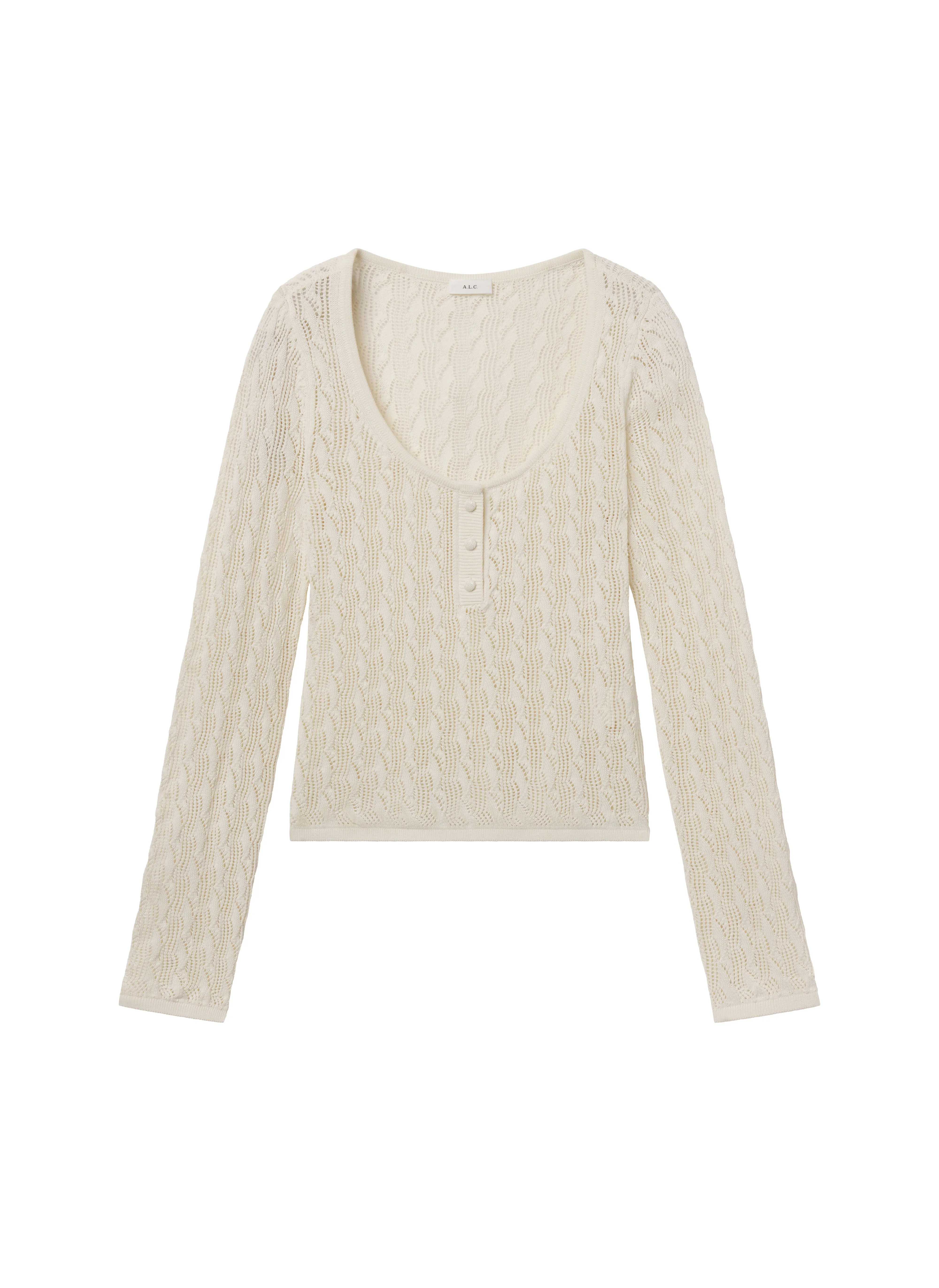 Estelle Silk Cotton Knit Top sold by A.L.C. product image thumbnail 5