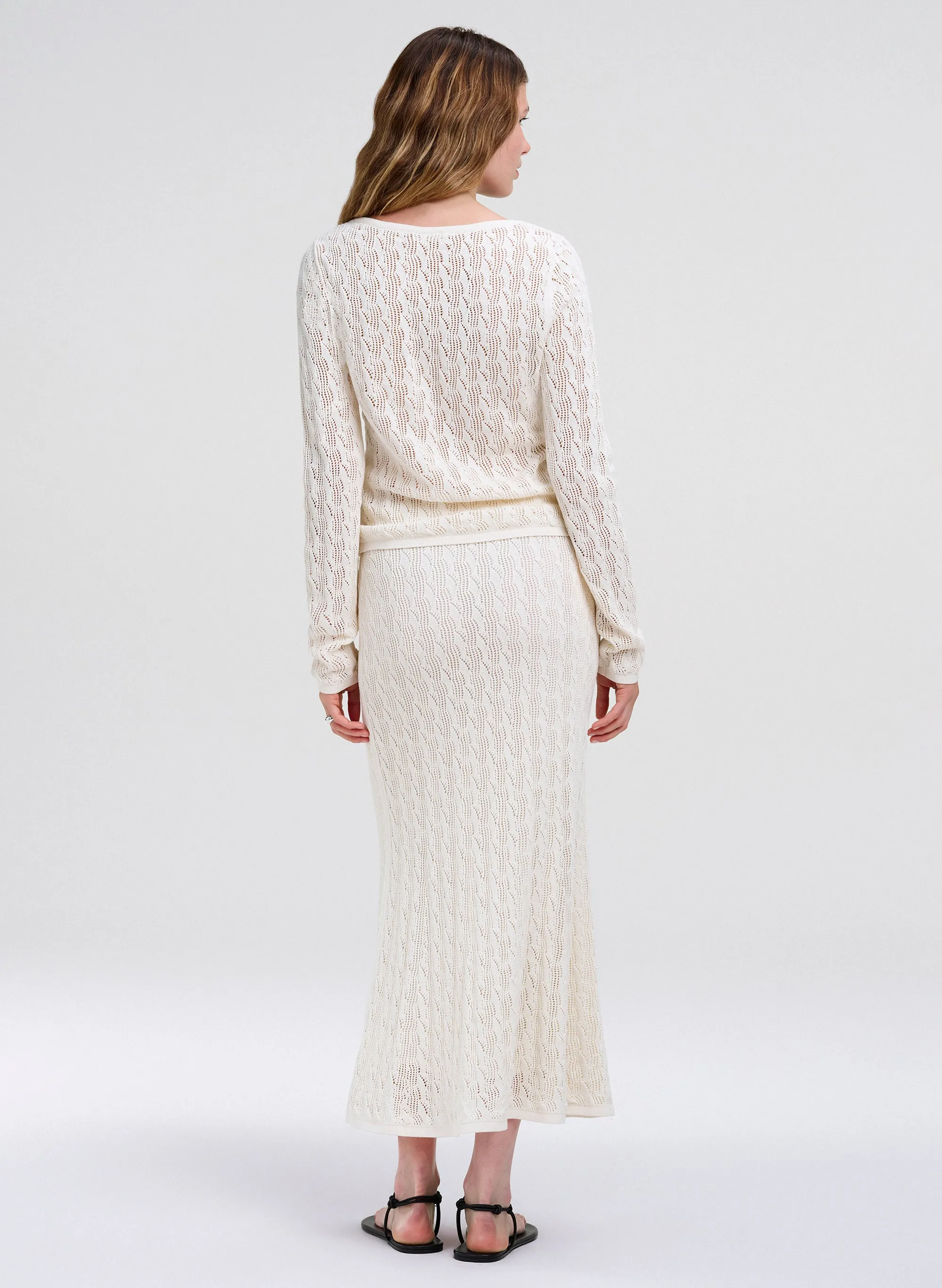 Estelle Silk Cotton Knit Top sold by A.L.C. product image thumbnail 4