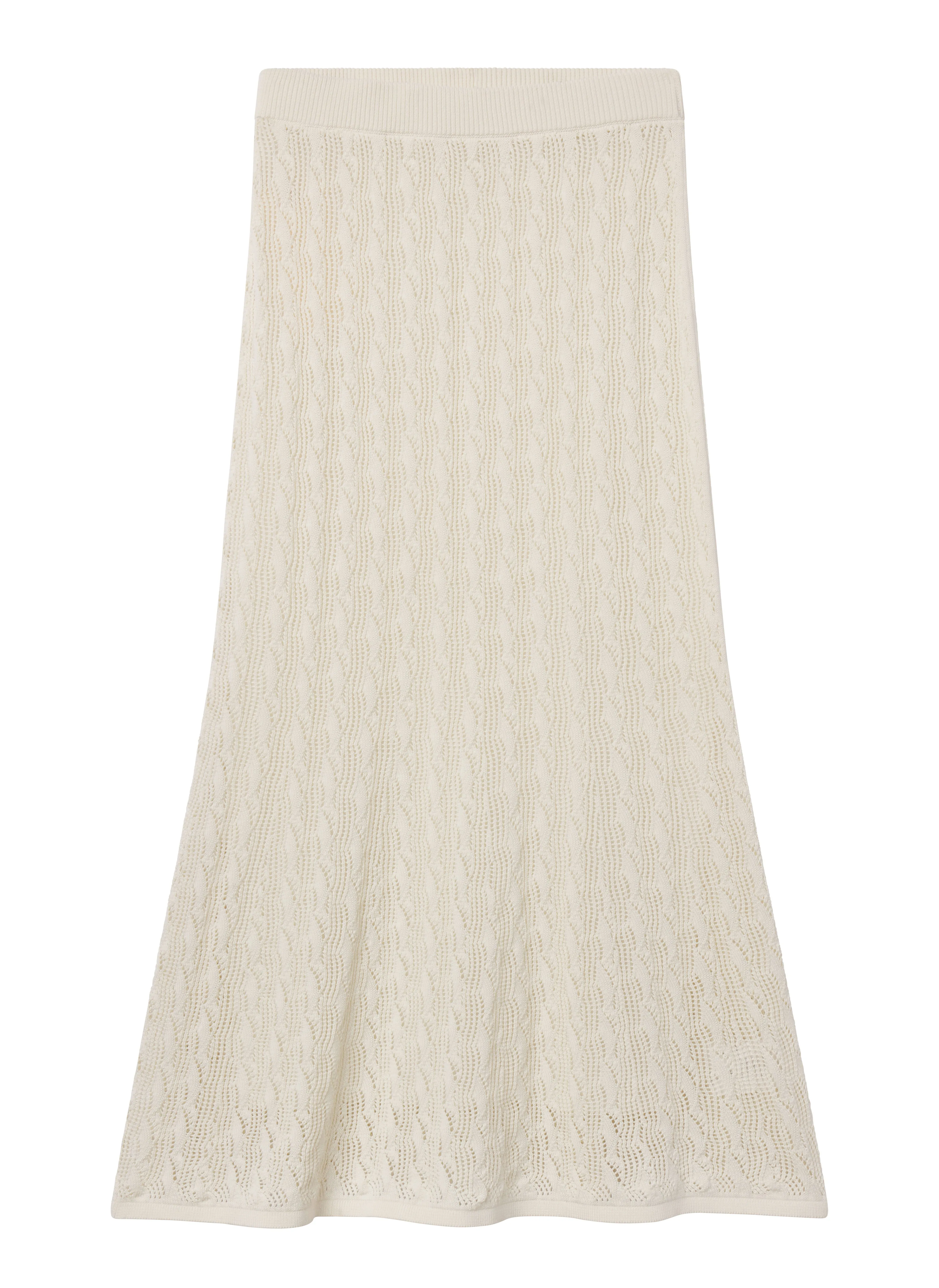 Cynthia Silk Cotton Knit Midi Skirt sold by A.L.C. product image thumbnail 5