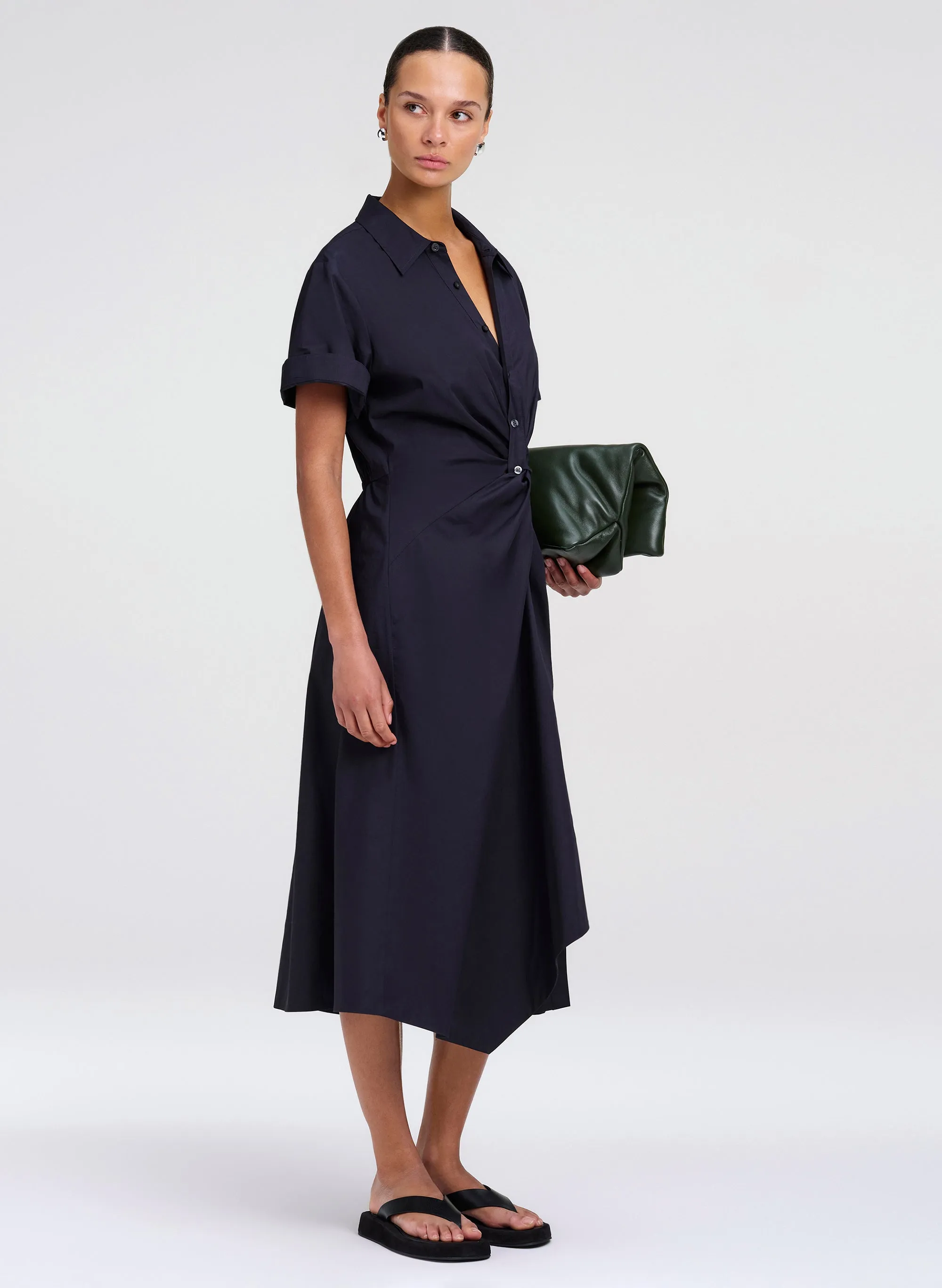Ana Cotton Midi Shirtdress sold by A.L.C. product image thumbnail 3