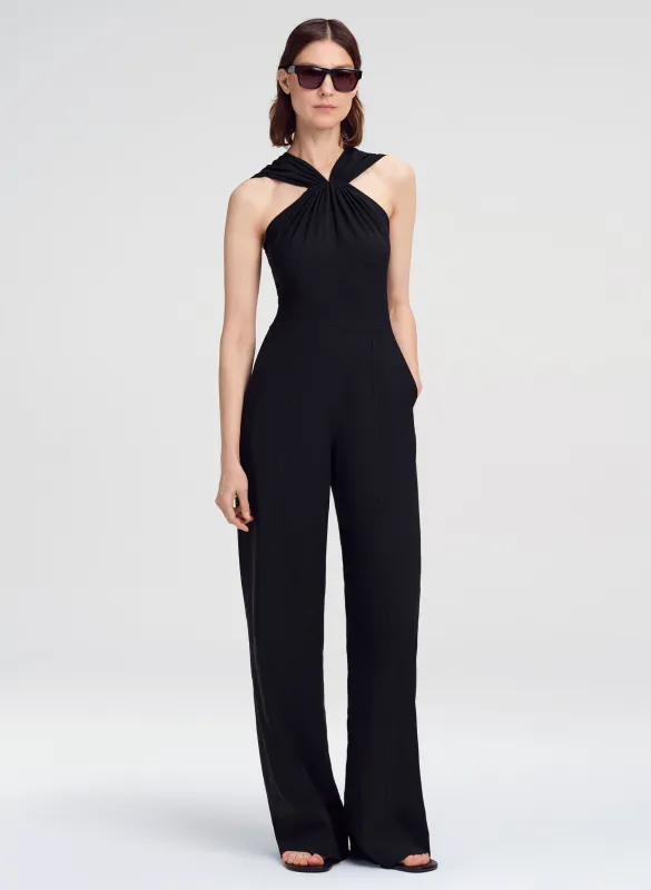 Elouise Stretch Linen Jumpsuit made by A.L.C.
