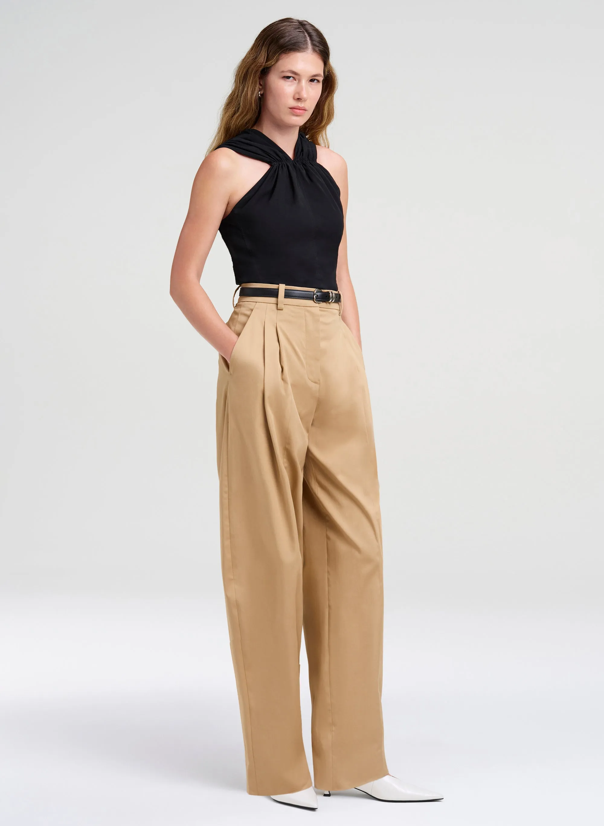 Elouise Stretch Linen Top sold by A.L.C. product image thumbnail 3