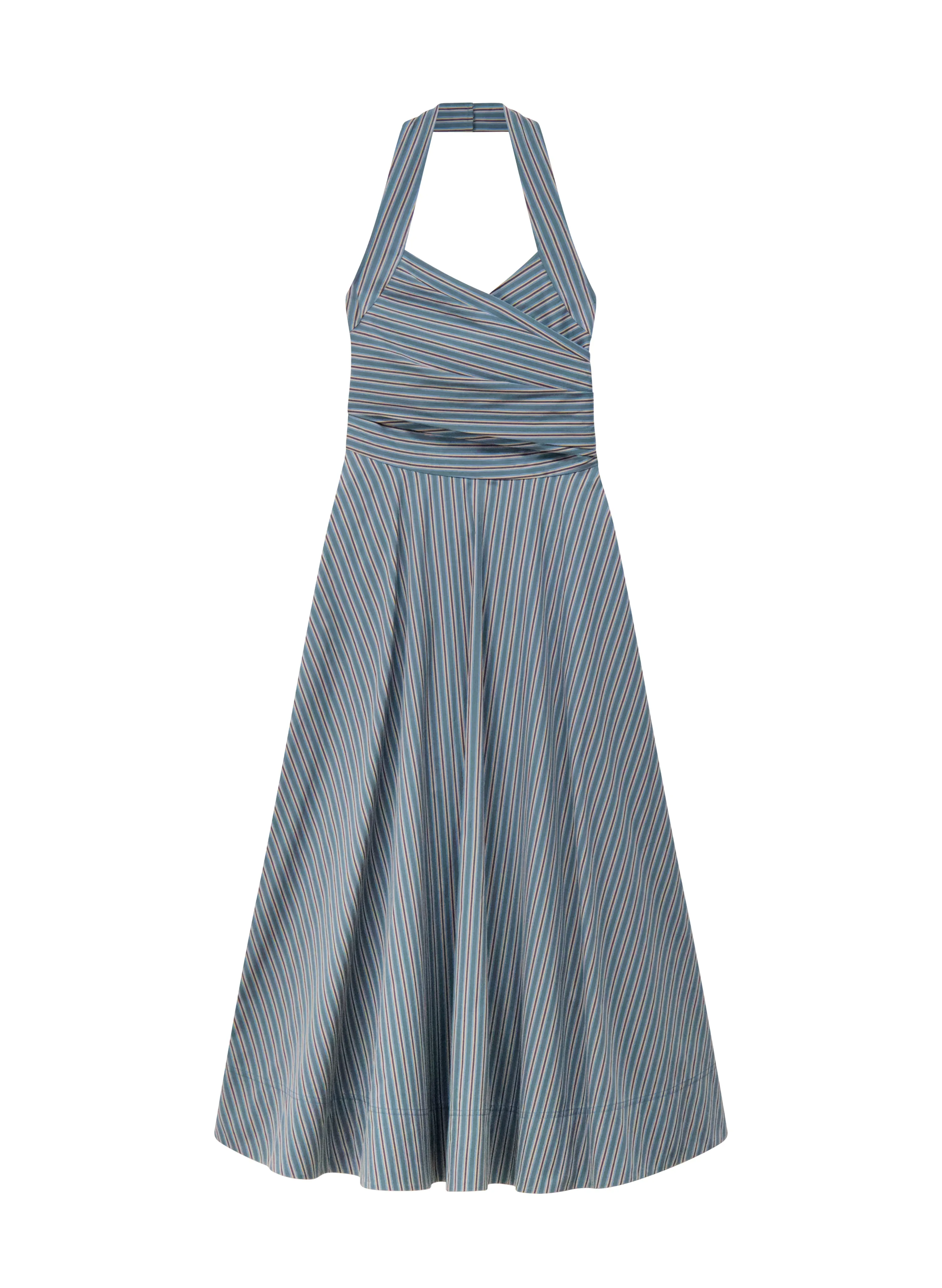 Magnolia Striped Cotton Midi Dress sold by A.L.C. product image thumbnail 5