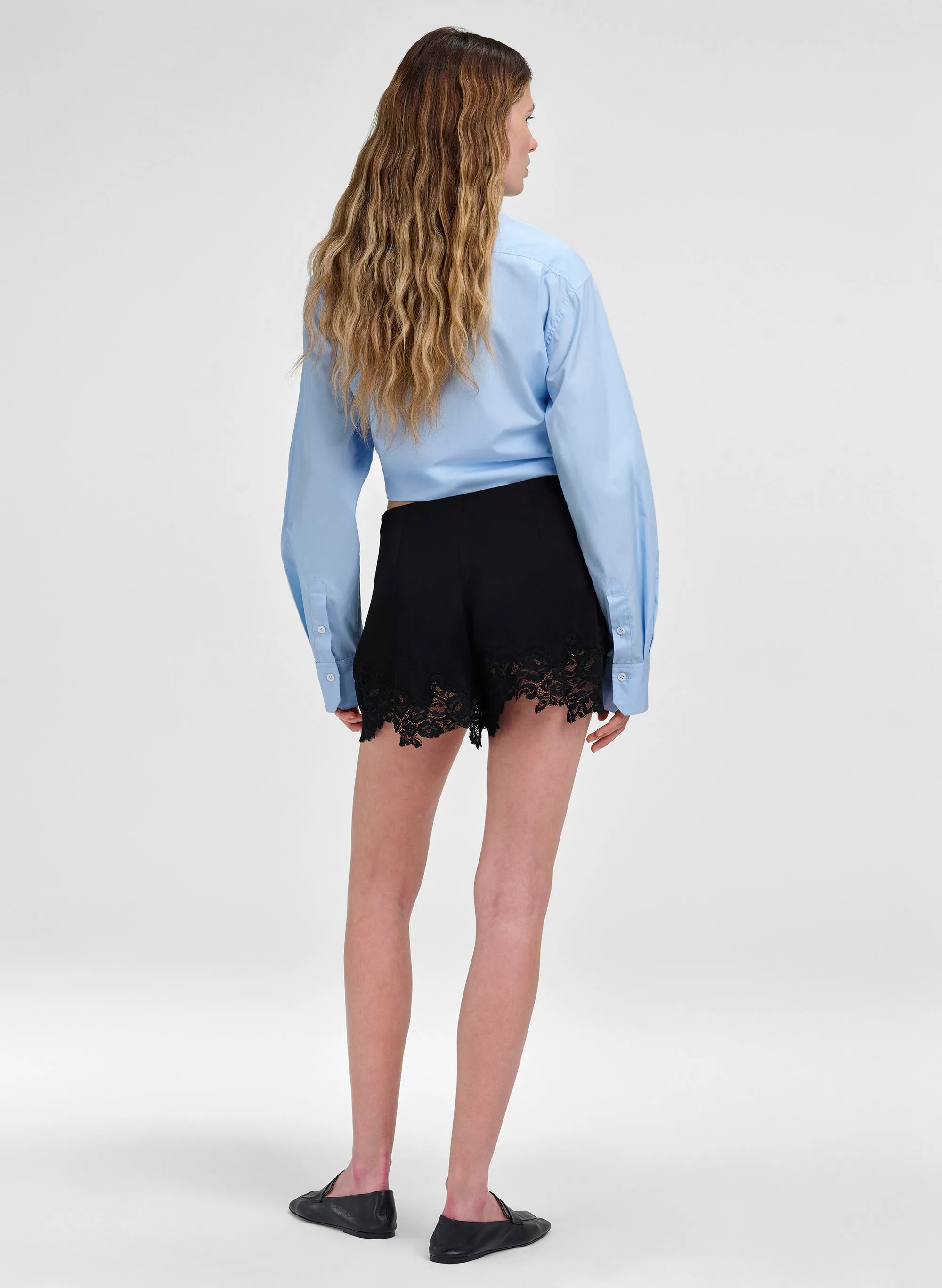 Pipa Satin and Lace Short sold by A.L.C. product image thumbnail 4