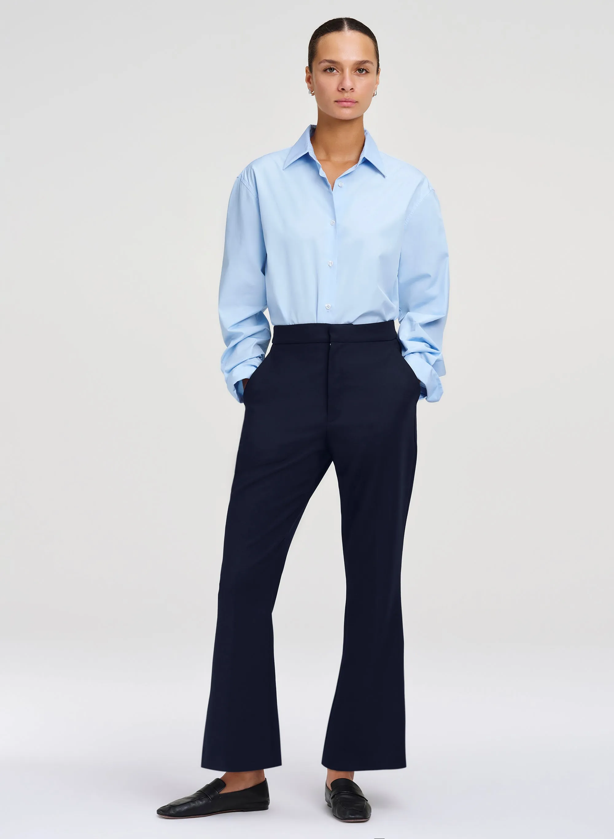 Cropped Sophie Stretch Tailored Pant sold by A.L.C.