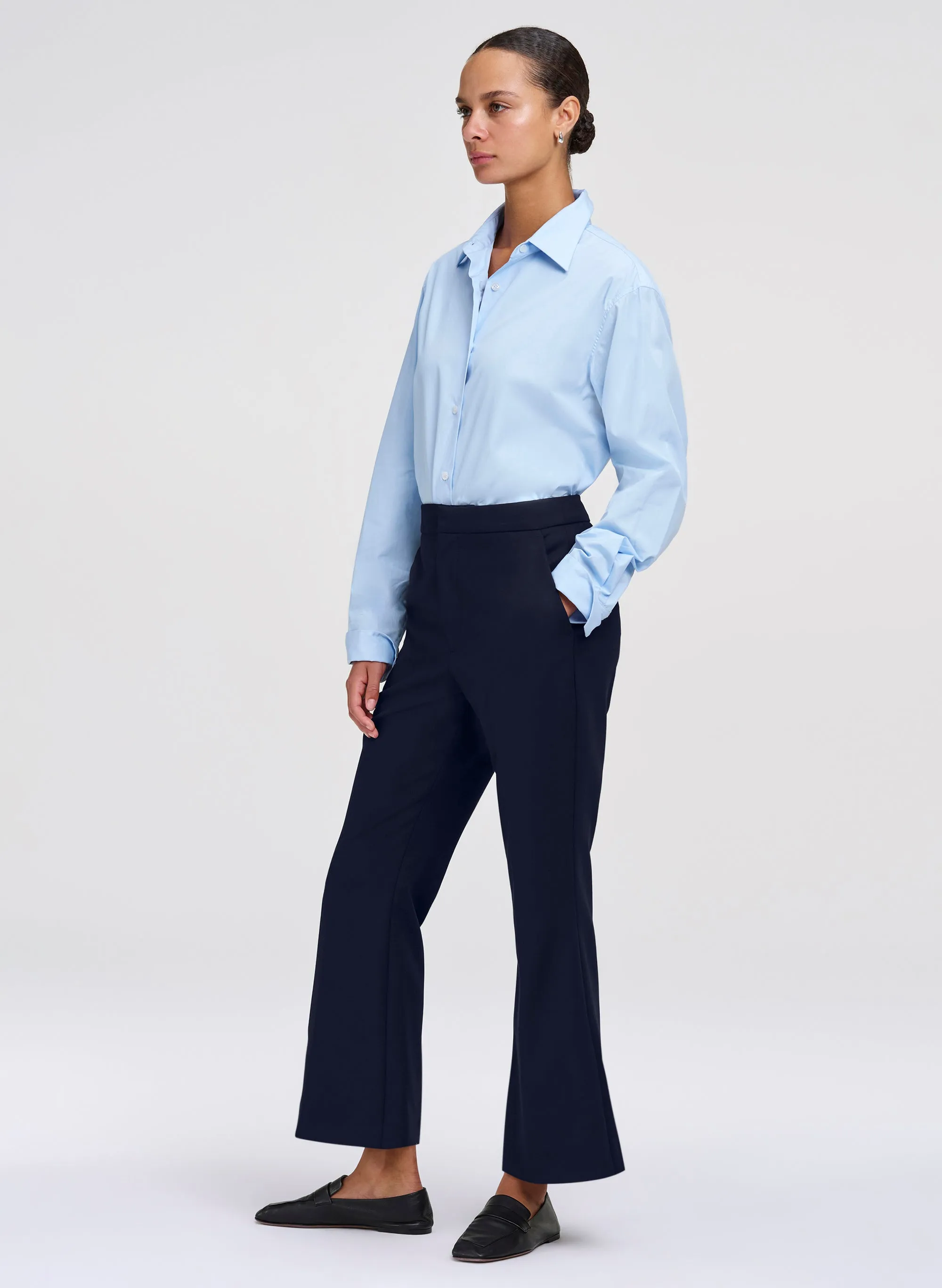 Cropped Sophie Stretch Tailored Pant sold by A.L.C. product image thumbnail 3