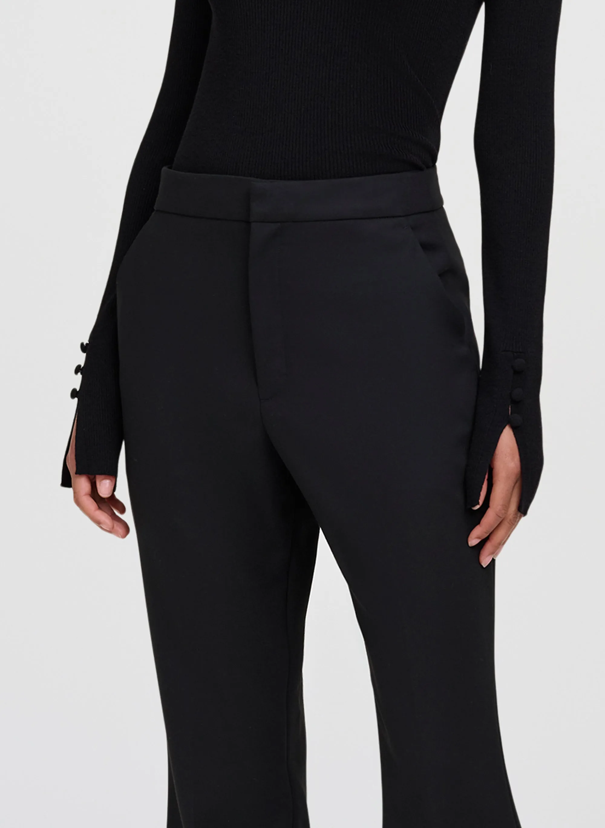 Cropped Sophie Stretch Tailored Pant sold by A.L.C. product image thumbnail 2