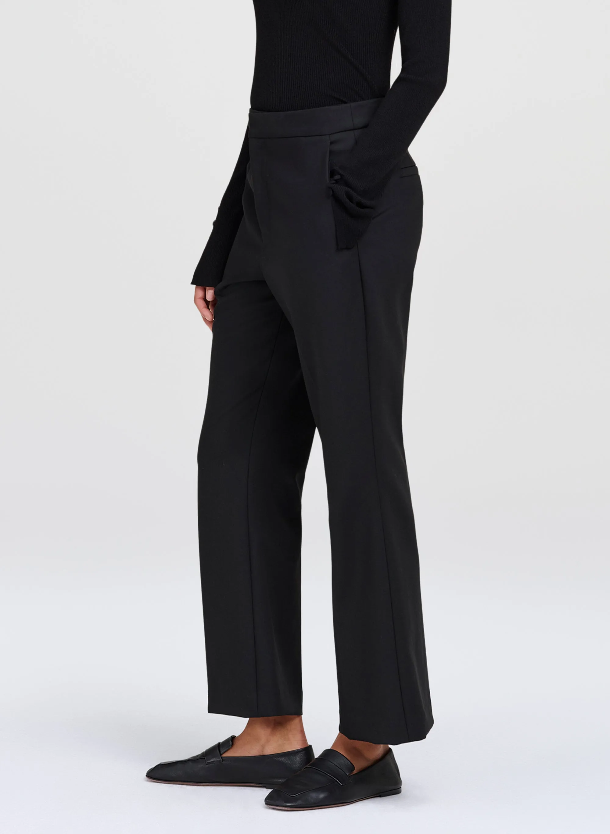Cropped Sophie Stretch Tailored Pant sold by A.L.C. product image thumbnail 3