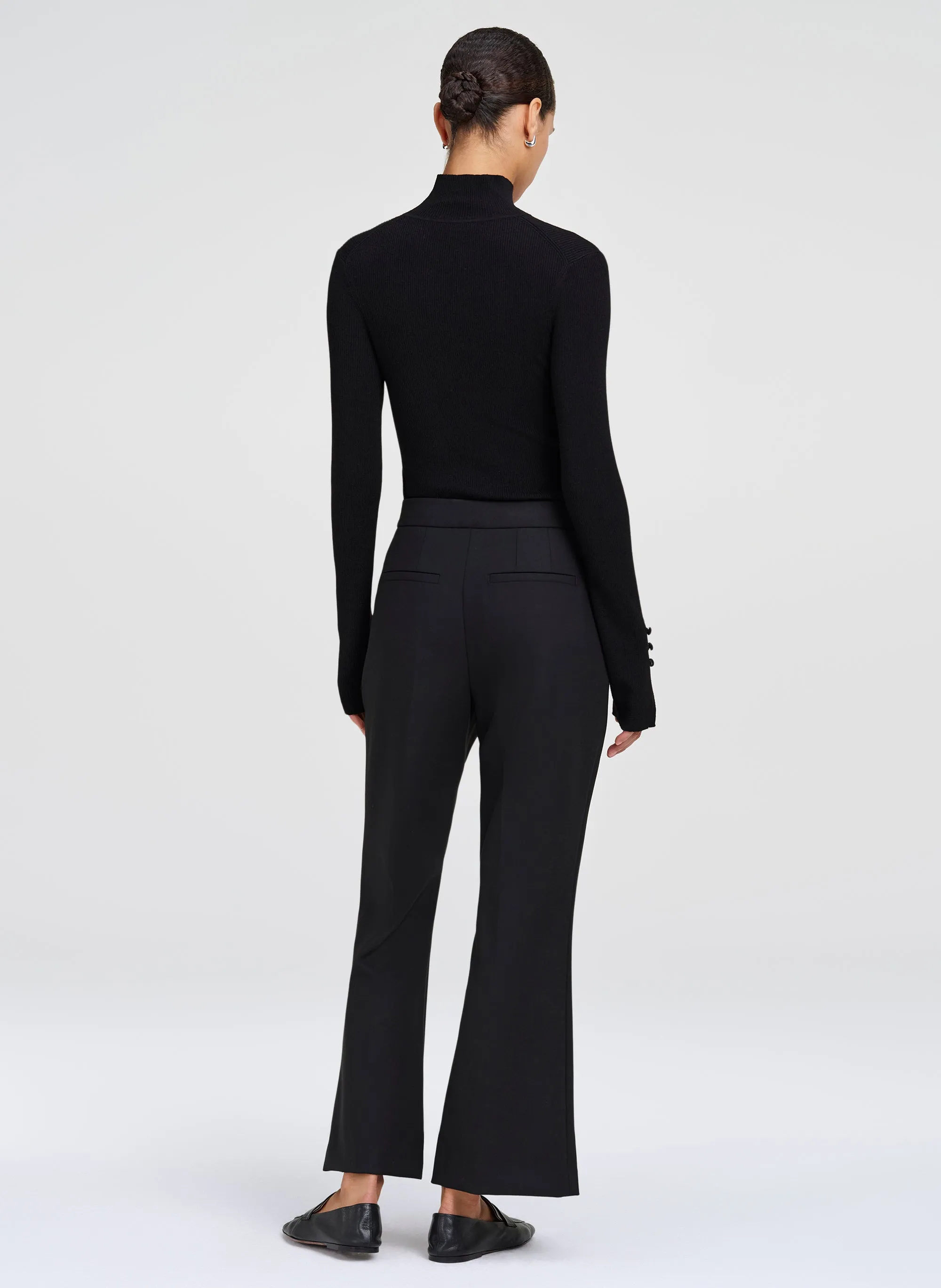 Cropped Sophie Stretch Tailored Pant sold by A.L.C. product image thumbnail 4