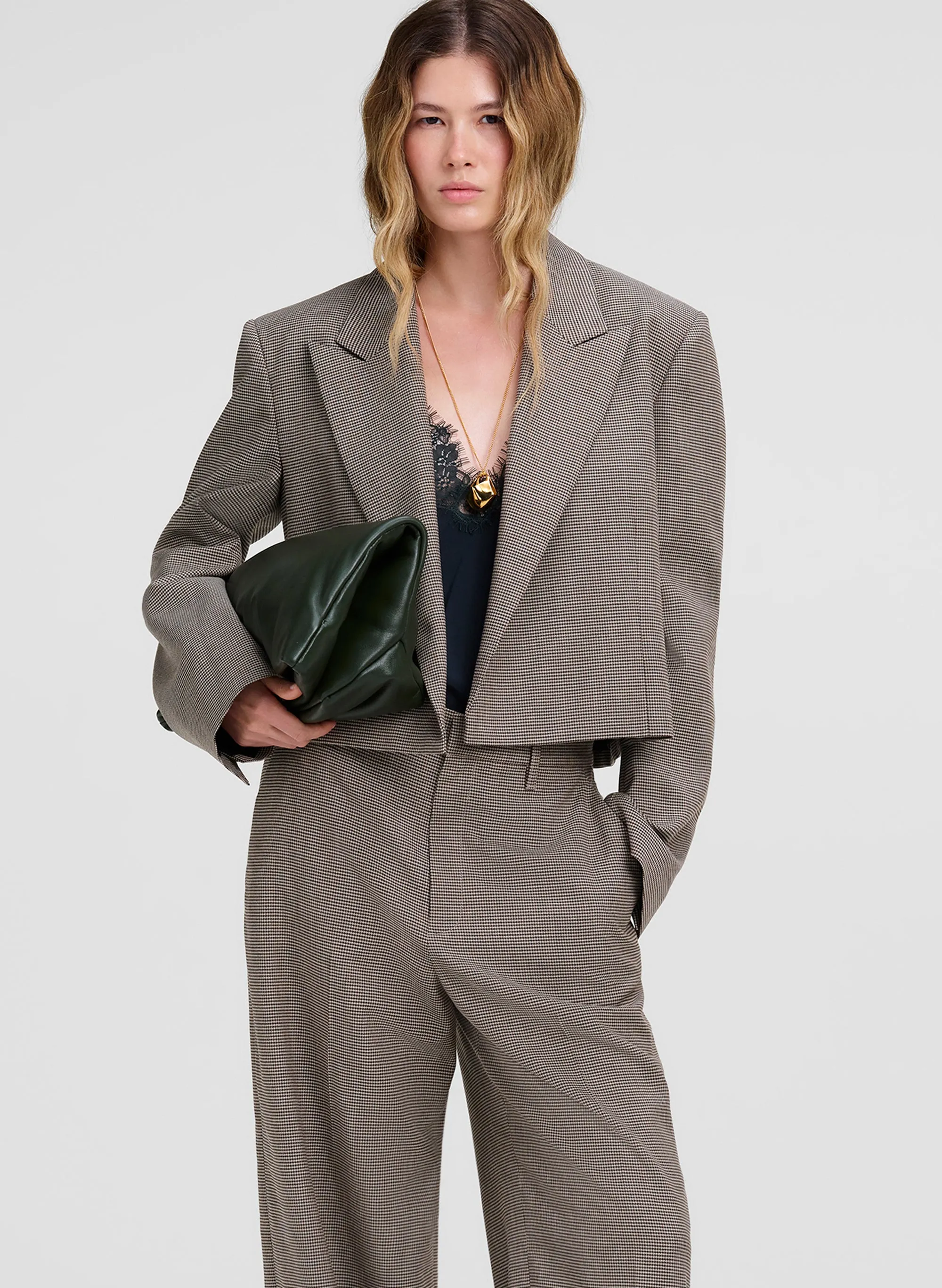 Cass Cropped Tailored Jacket sold by A.L.C. product image thumbnail 2