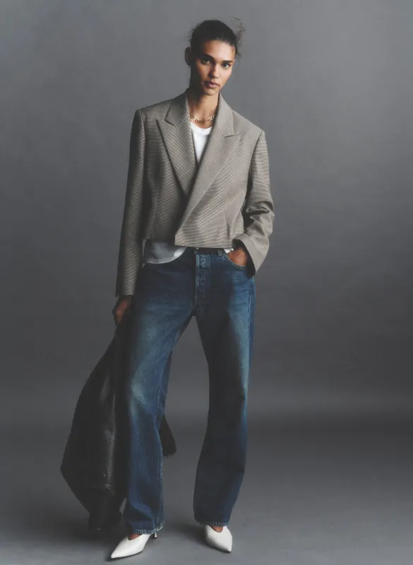 Cass Cropped Tailored Jacket made by A.L.C.