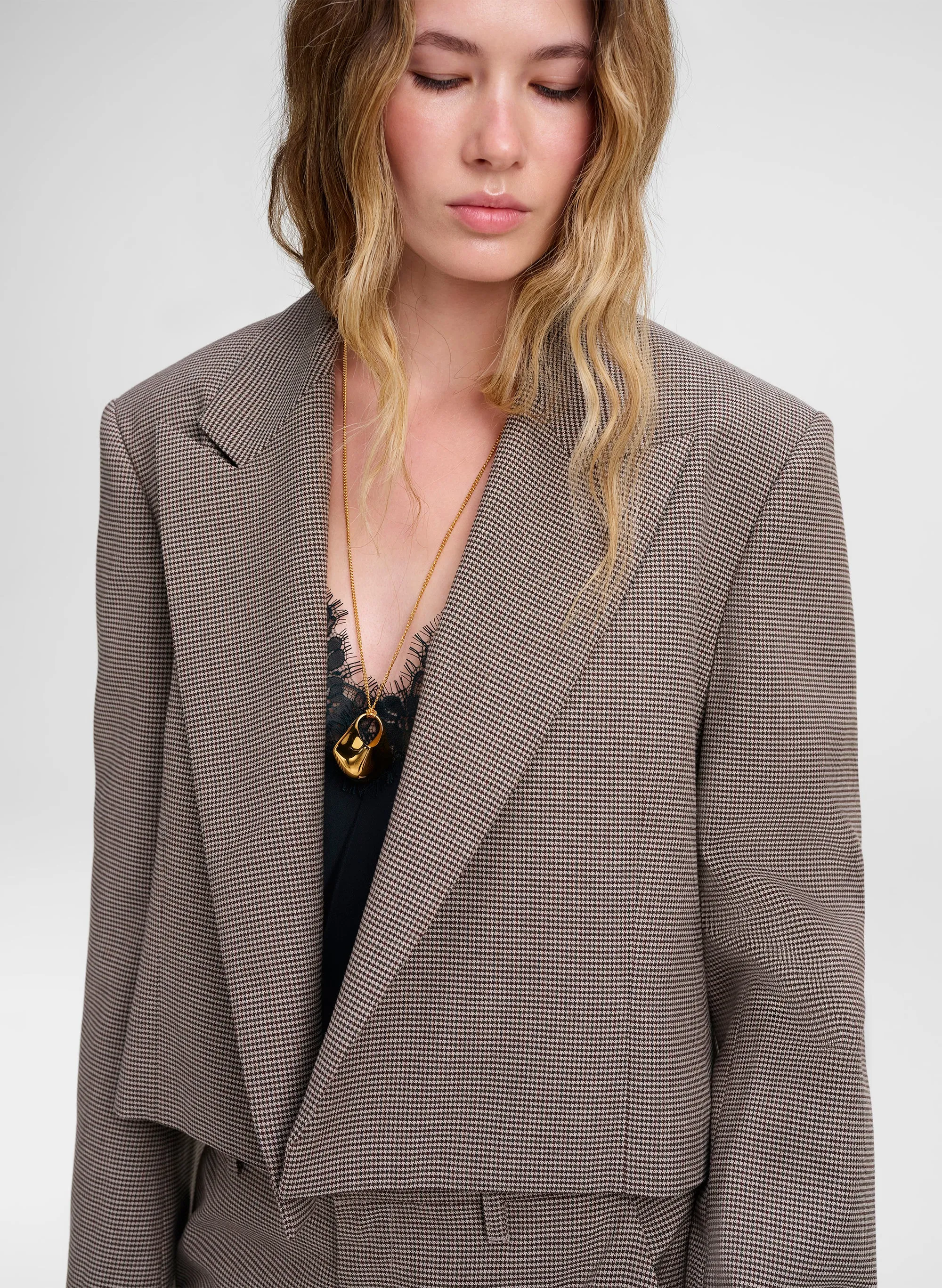 Cass Cropped Tailored Jacket sold by A.L.C. product image thumbnail 3