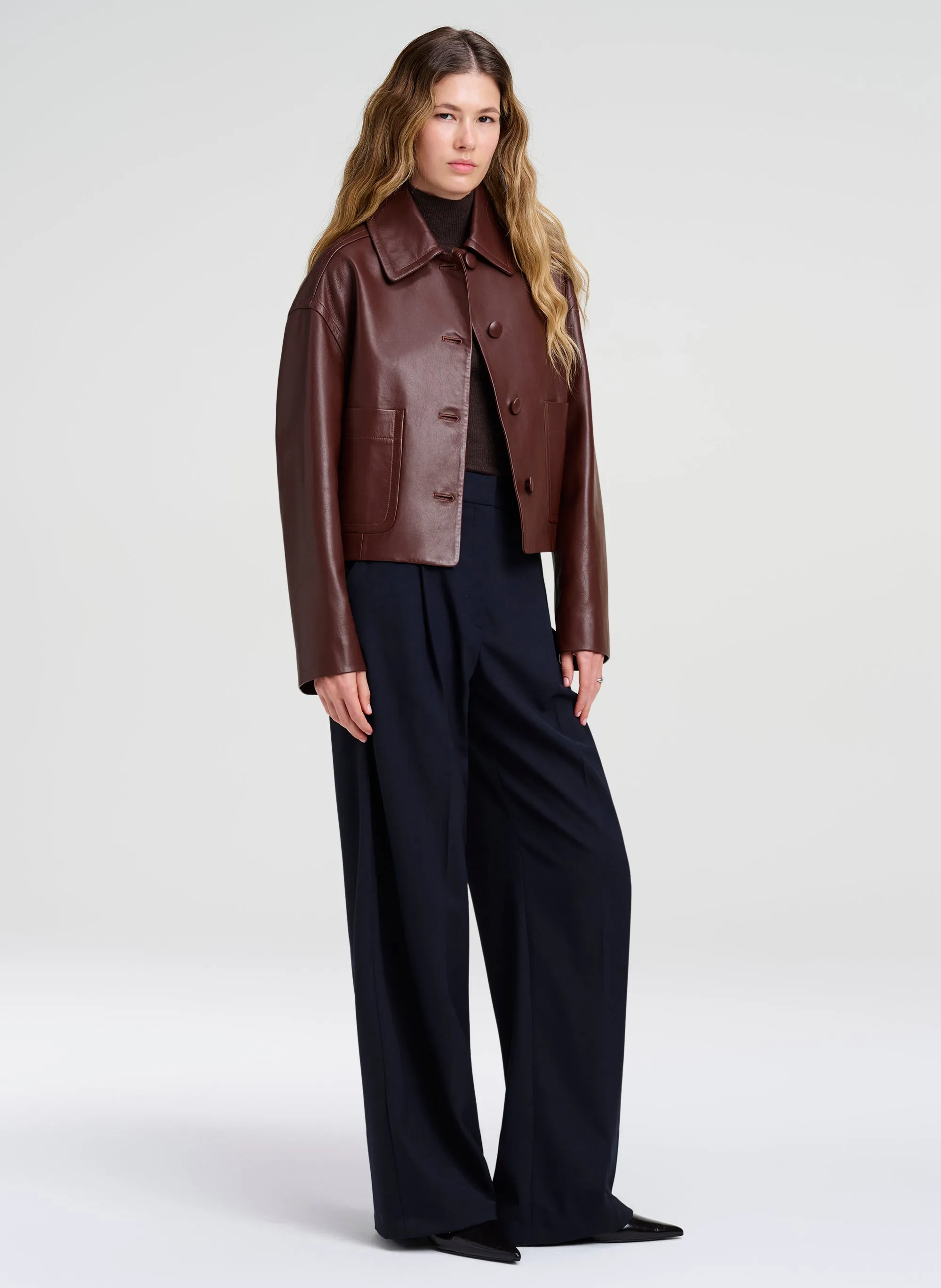 Brooks Leather Jacket sold by A.L.C. product image thumbnail 3