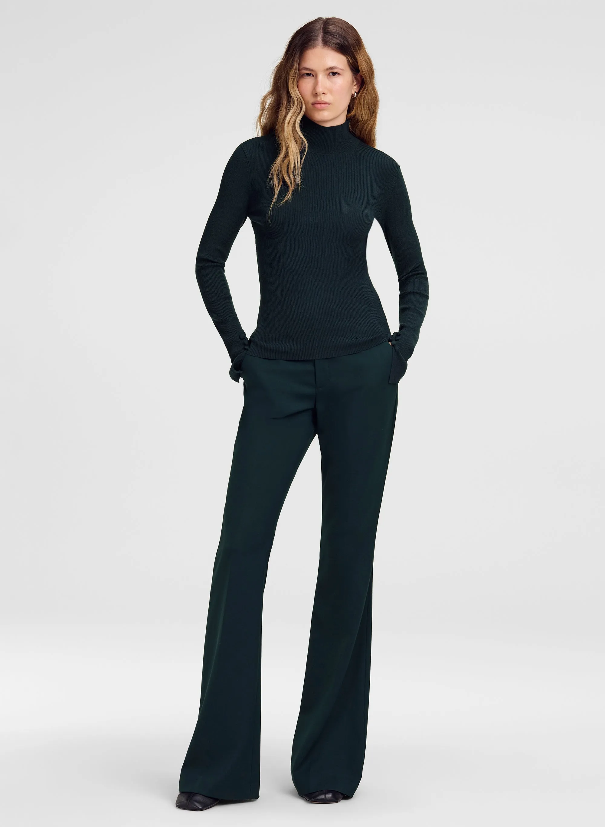 Jett Knit Merino Turtleneck Top sold by A.L.C.