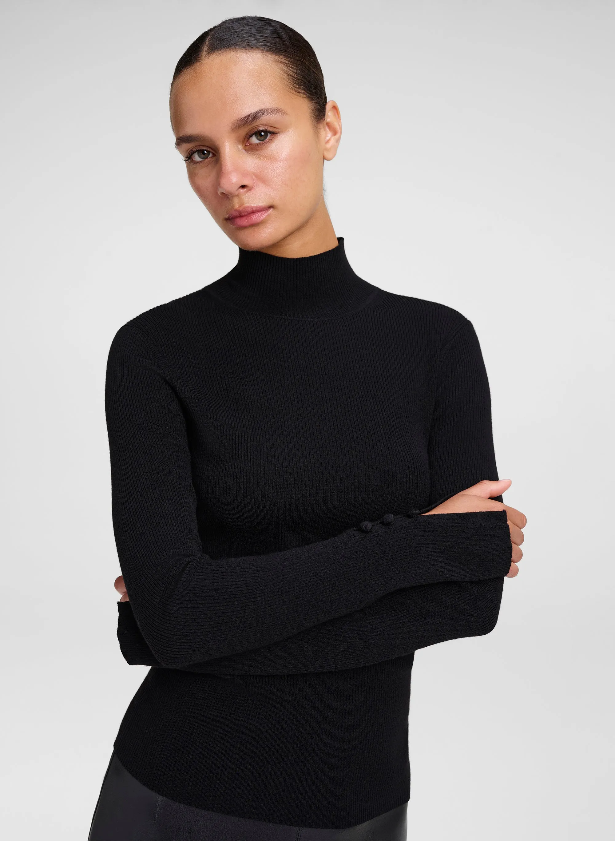 Jett Knit Merino Turtleneck Top sold by A.L.C. product image thumbnail 2