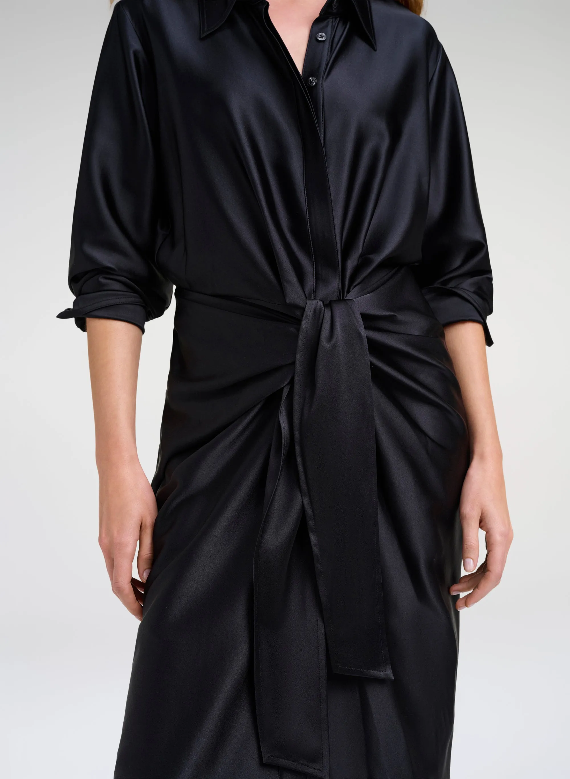 Mila Silk Midi Dress sold by A.L.C. product image thumbnail 2
