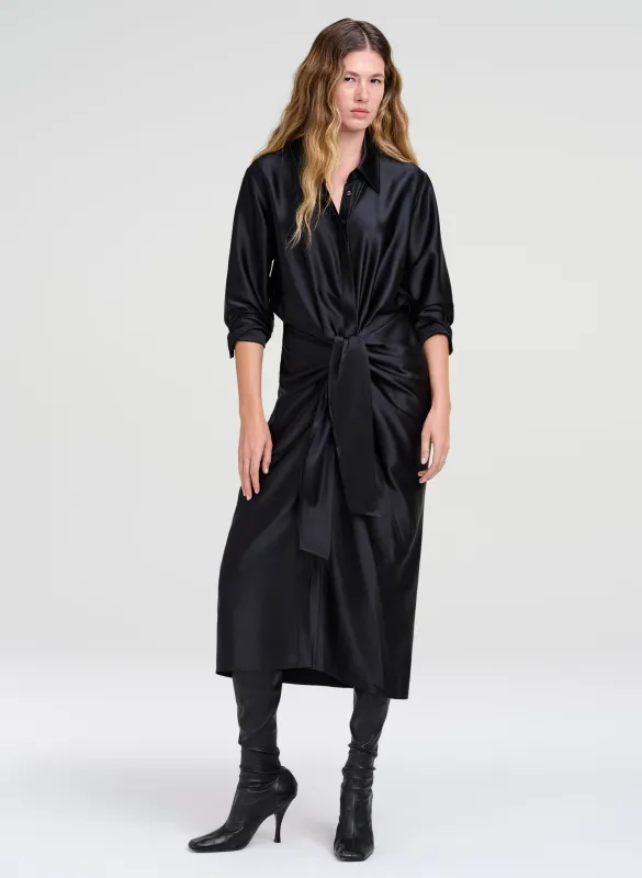 Mila Silk Midi Dress made by A.L.C.