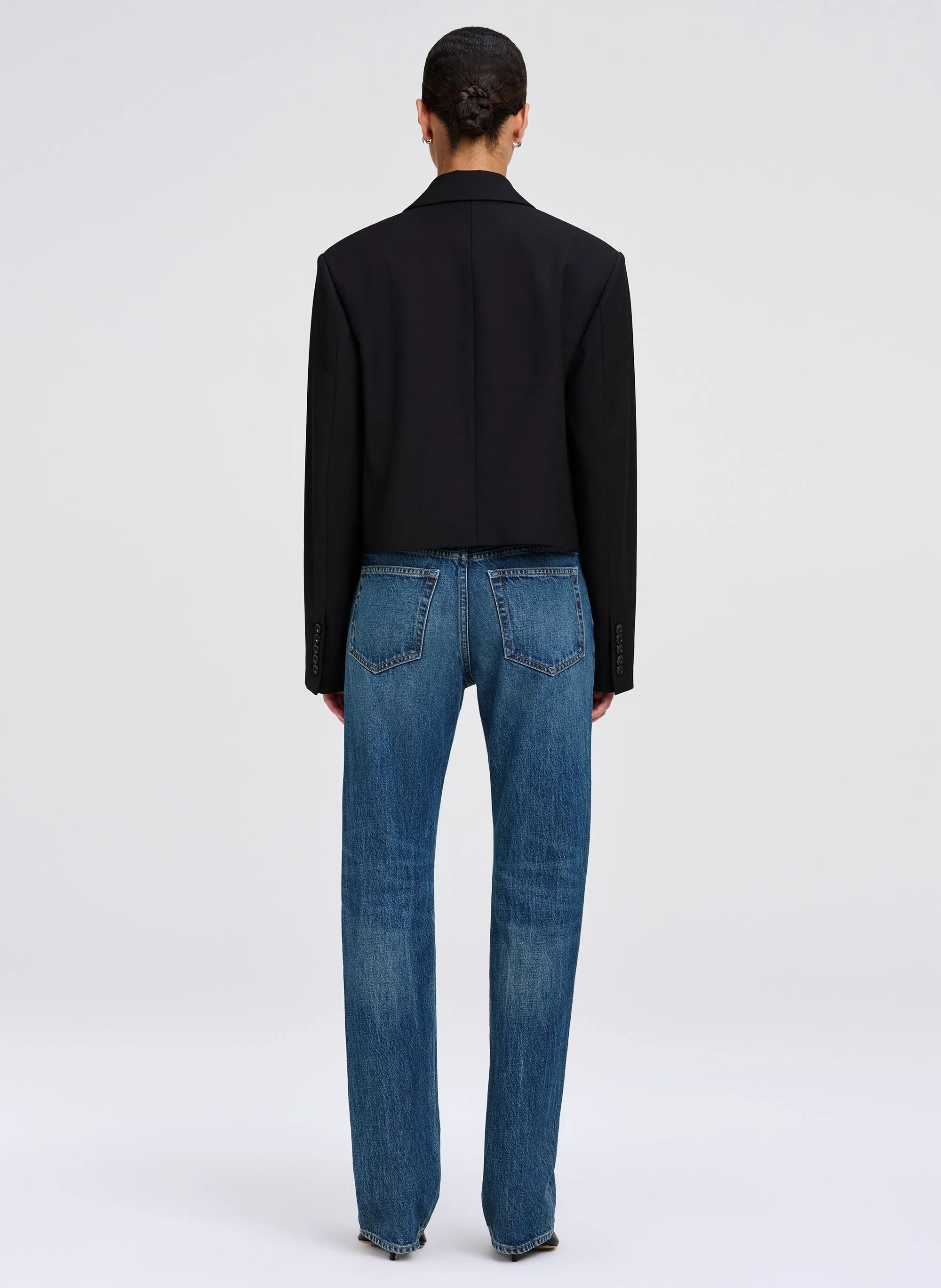 Cass Cropped Tailored Jacket sold by A.L.C. product image thumbnail 4