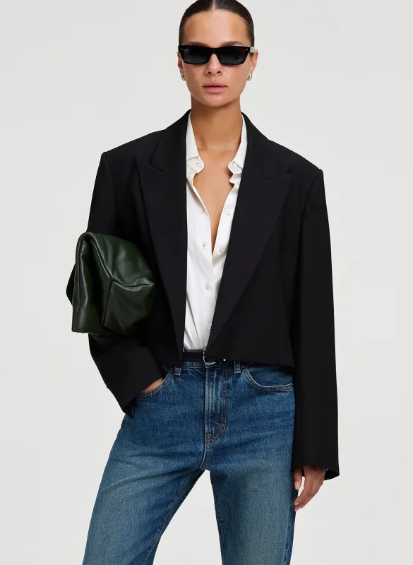 Cass Cropped Tailored Jacket made by A.L.C.
