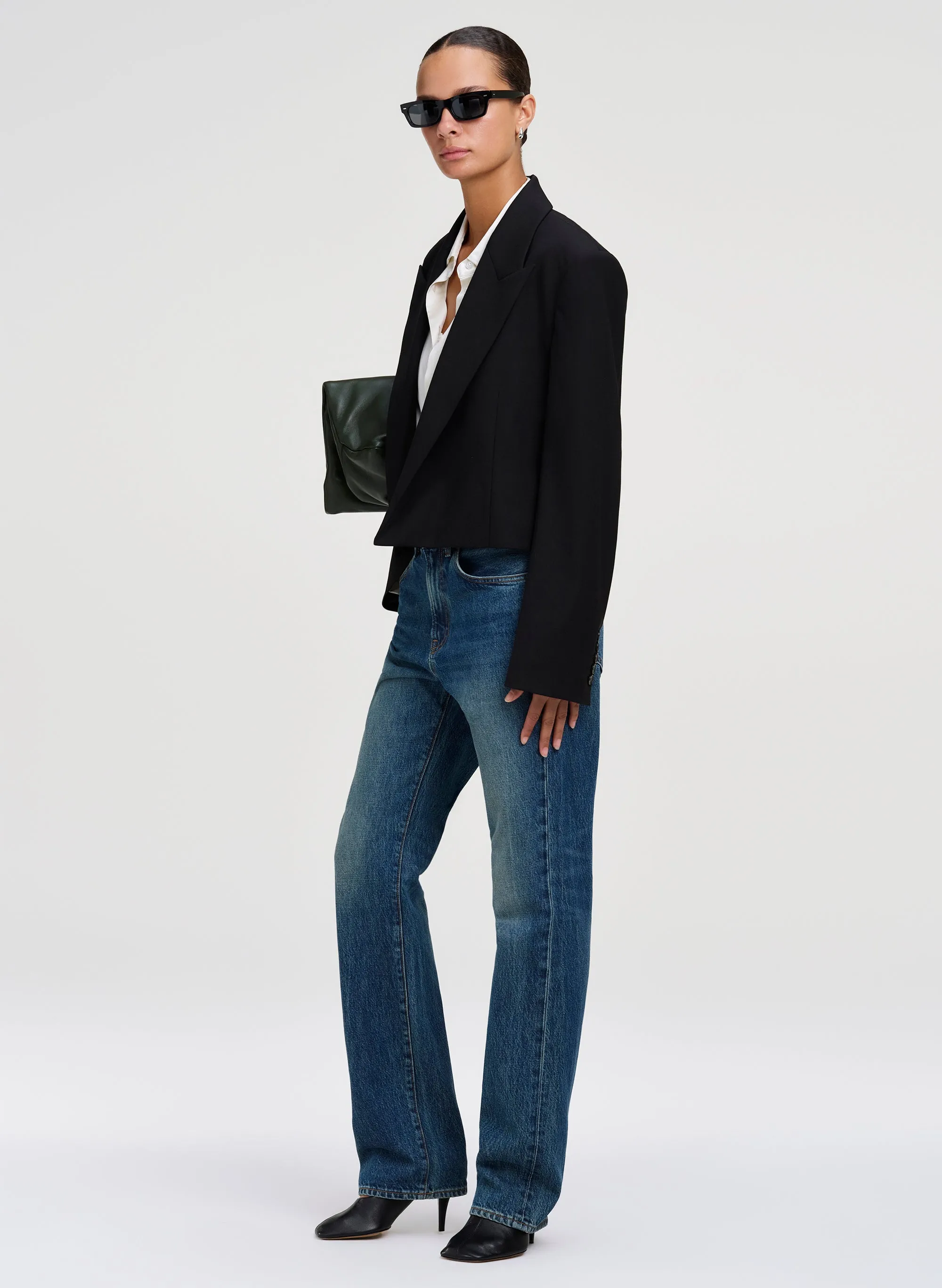 Cass Cropped Tailored Jacket sold by A.L.C. product image thumbnail 3