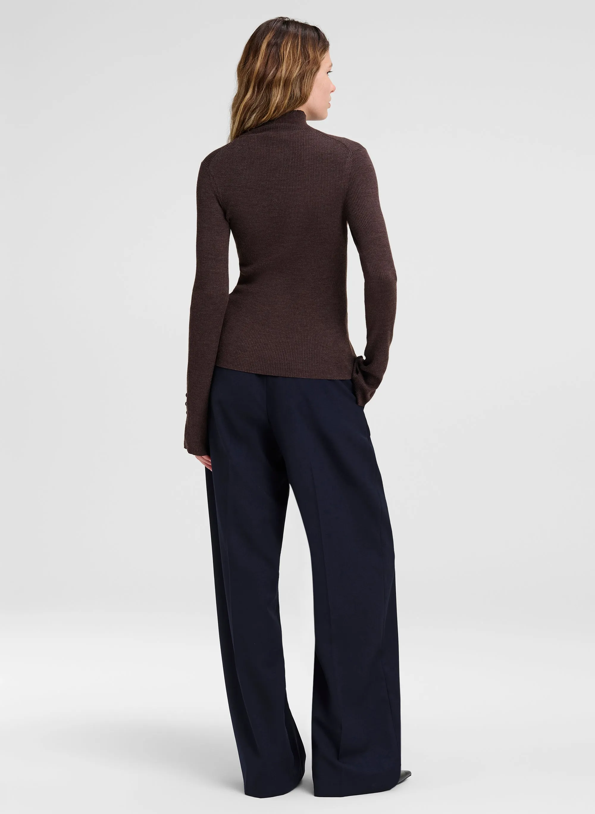 Jett Knit Merino Turtleneck Top sold by A.L.C. product image thumbnail 4