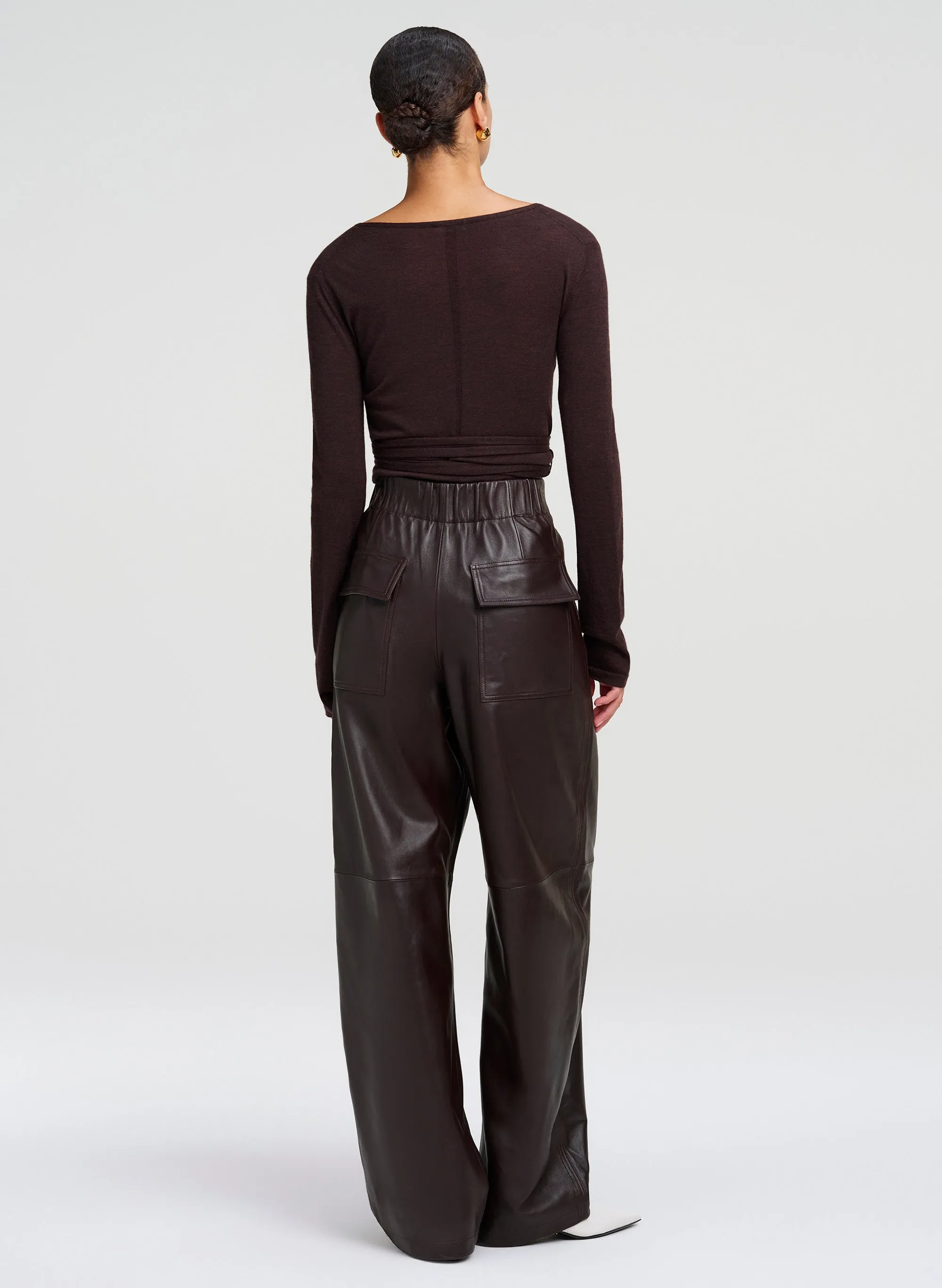 Emma Fine Merino Wrap Sweater sold by A.L.C. product image thumbnail 4