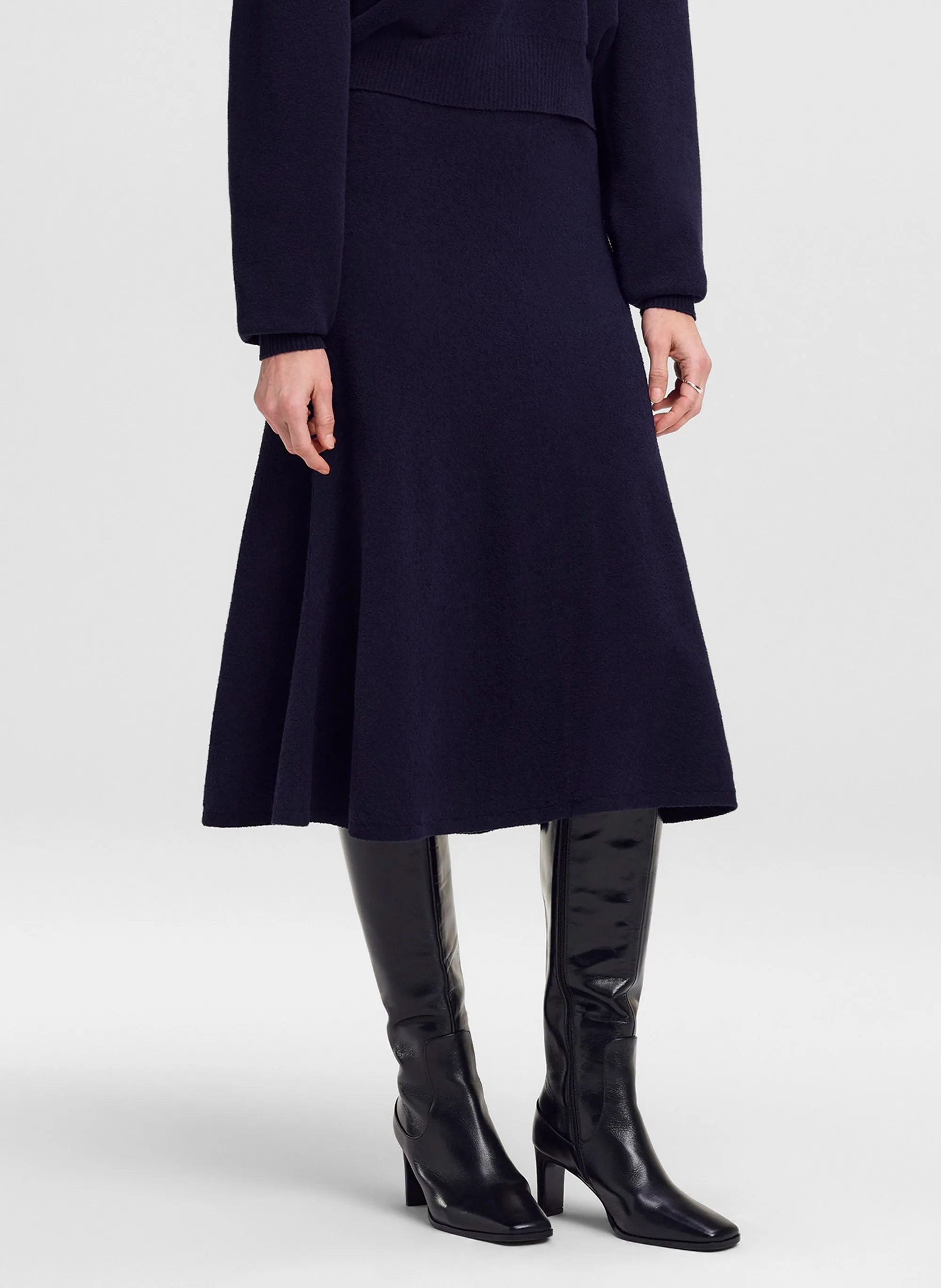 Flo Boucle Midi Skirt sold by A.L.C. product image thumbnail 3