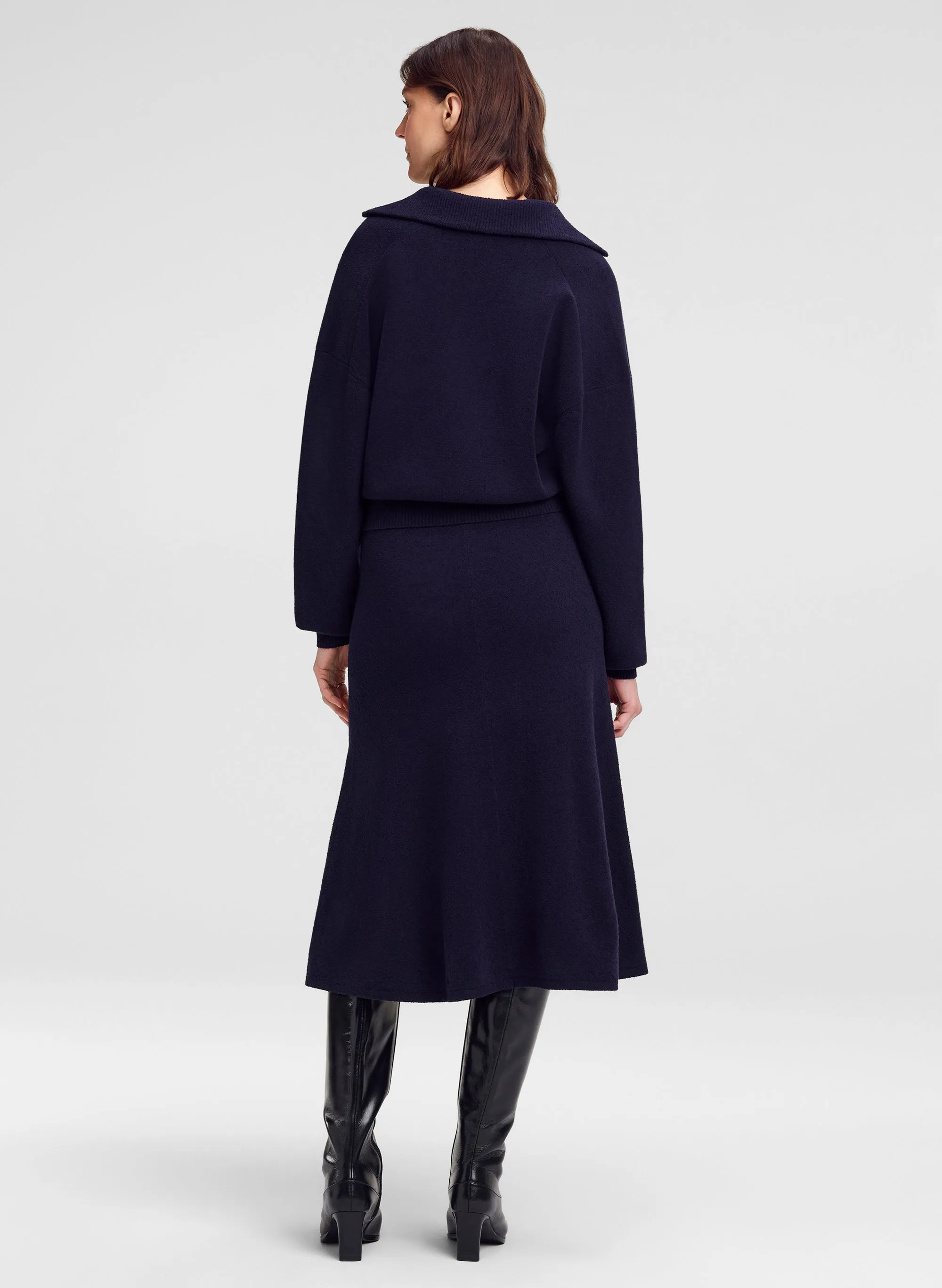 Flo Boucle Midi Skirt sold by A.L.C. product image thumbnail 4