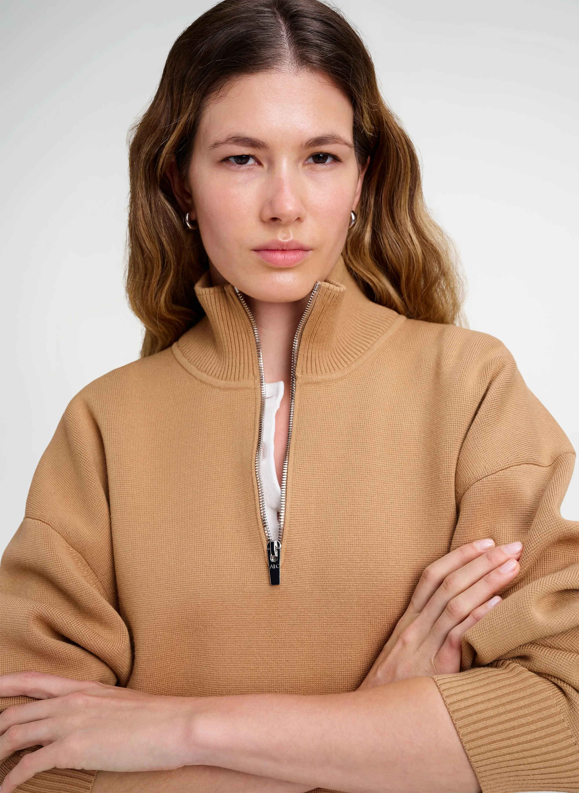 Bella Half Zip Sweater sold by A.L.C. product image thumbnail 2